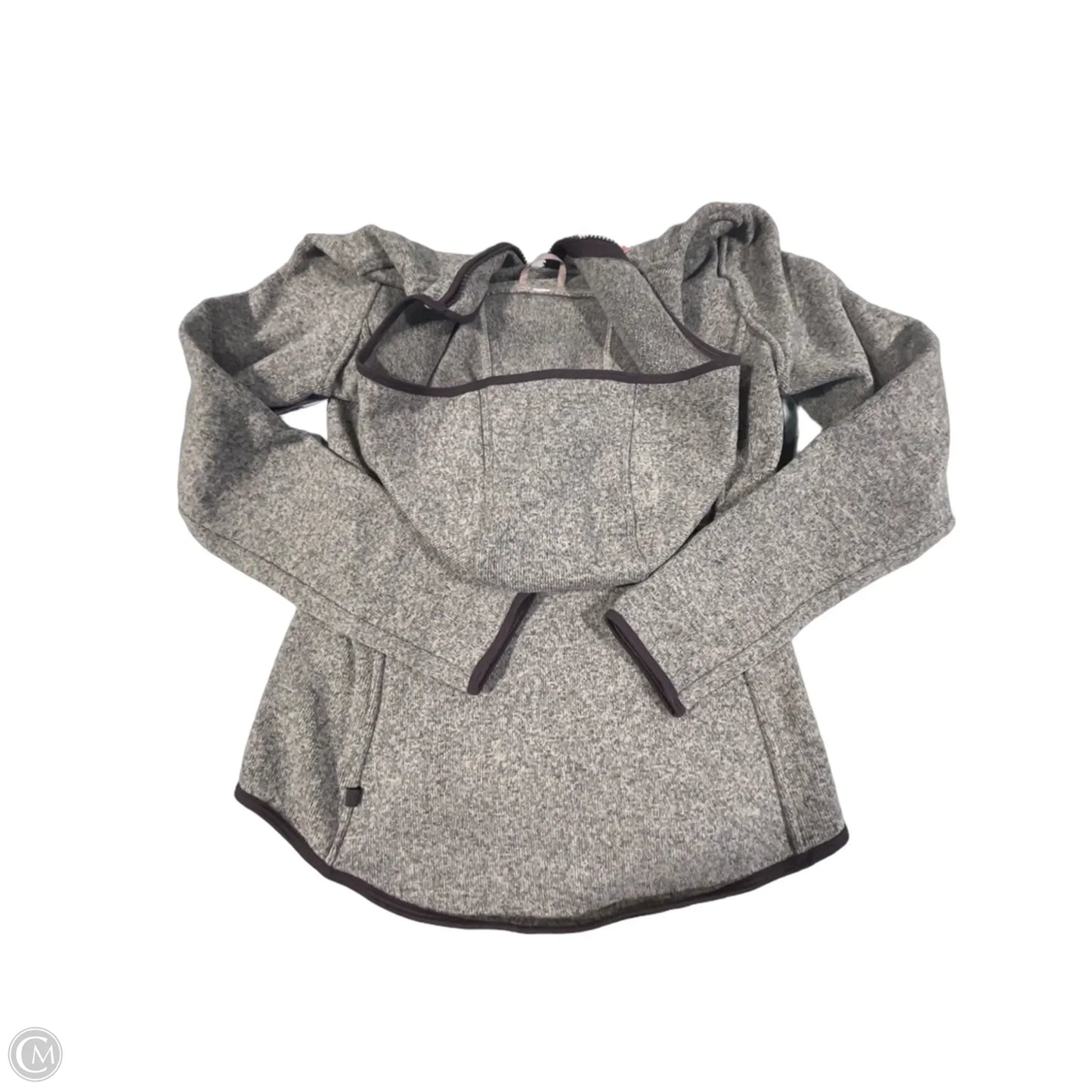 Jacket Fleece By Lululemon In Maroon, Size: 6