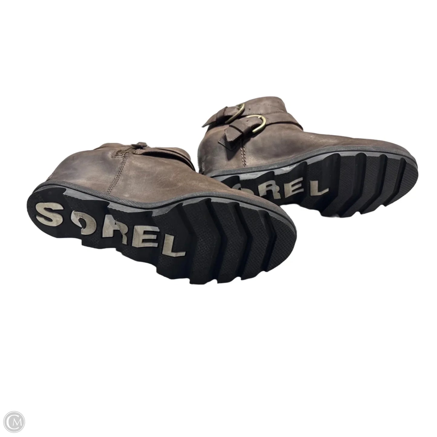 Boots Ankle Flats By Sorel In Brown, Size: 9.5