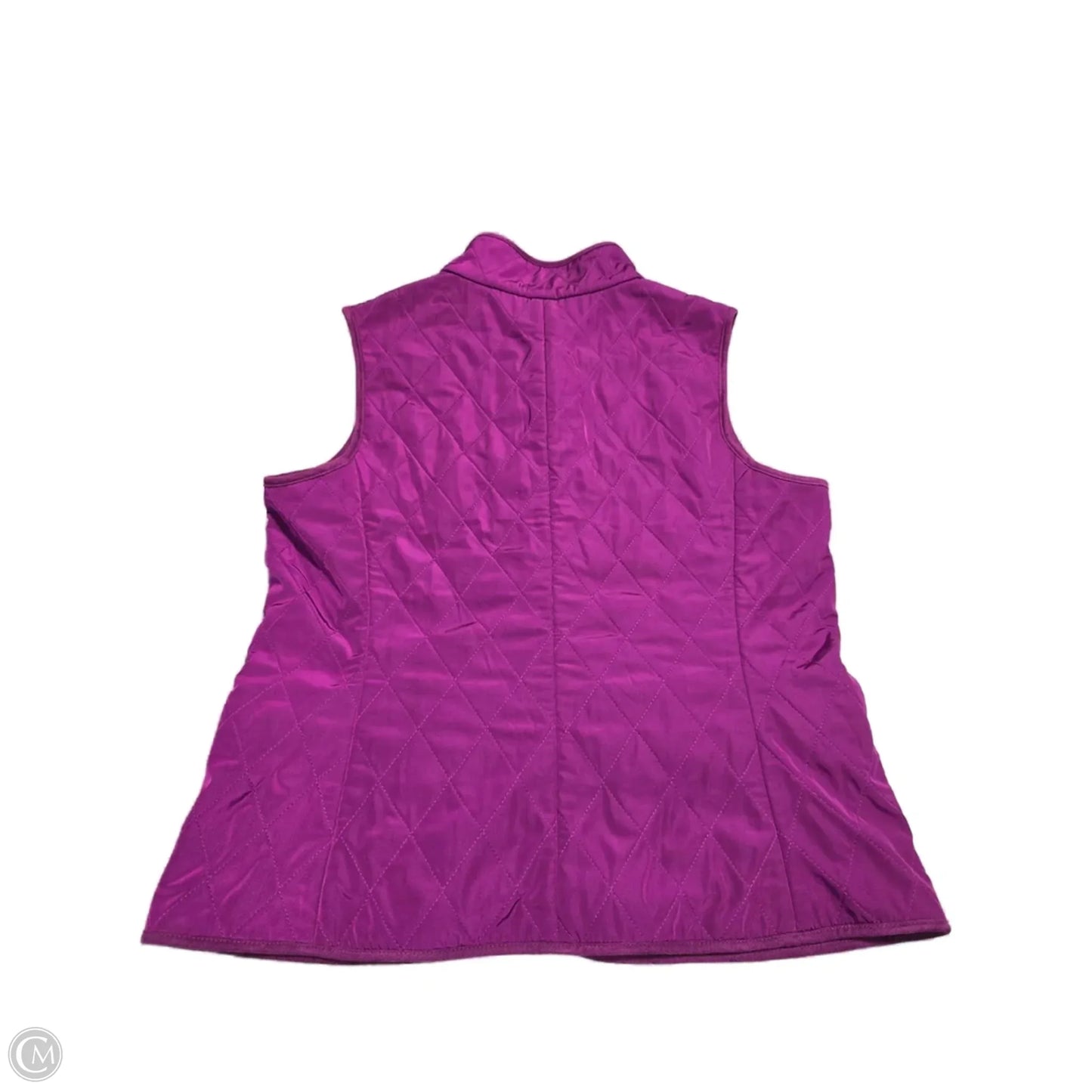 Vest Fleece By Talbots In Purple, Size: M