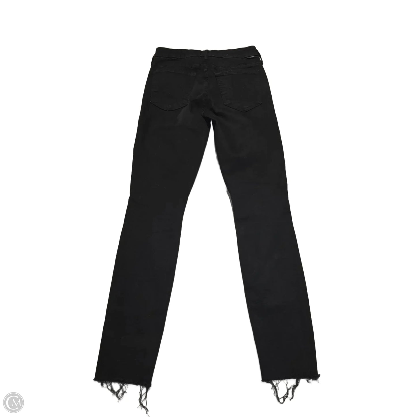 Jeans Skinny By Mother In Black Denim, Size: 2