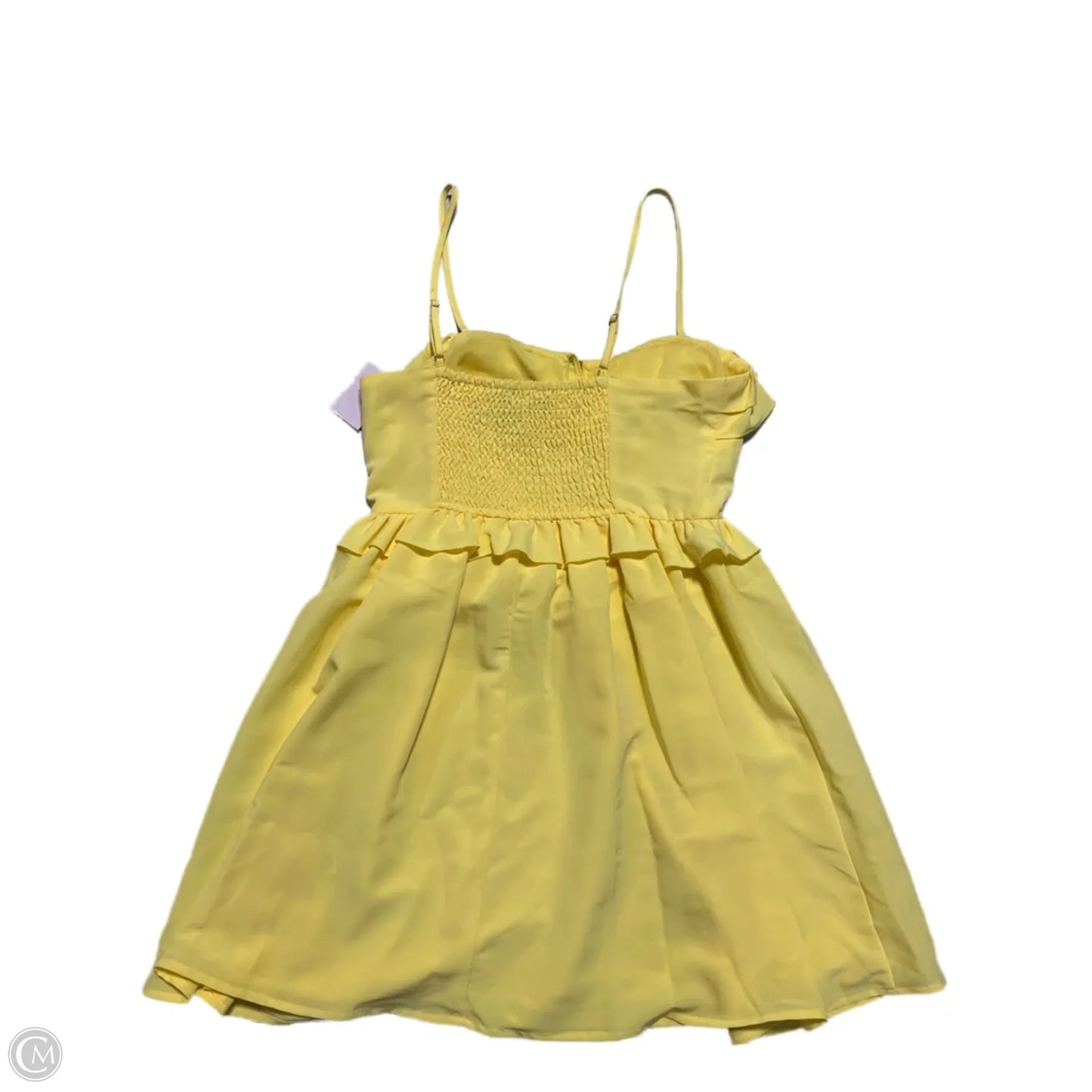 Dress Casual Short By Forever 21 In Yellow, Size: S