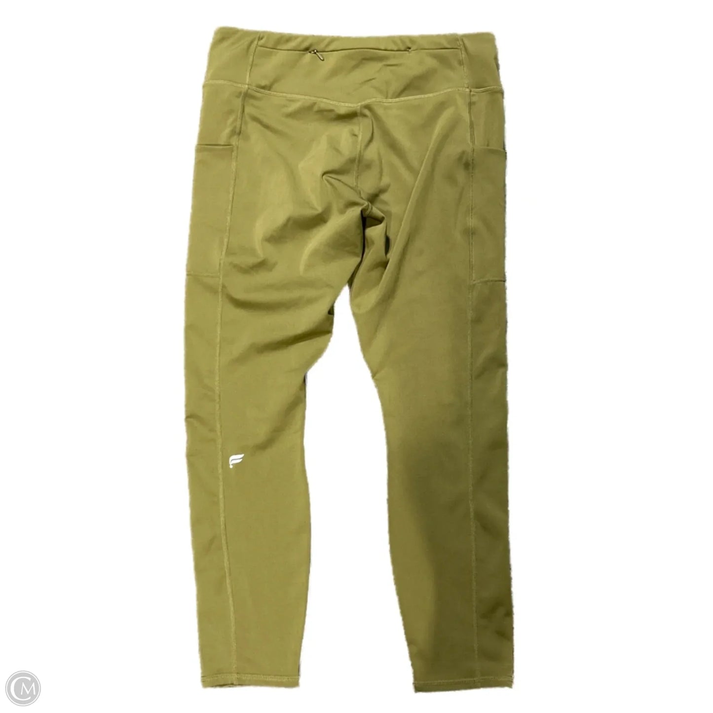 Athletic Leggings By Fabletics In Green, Size: Xl