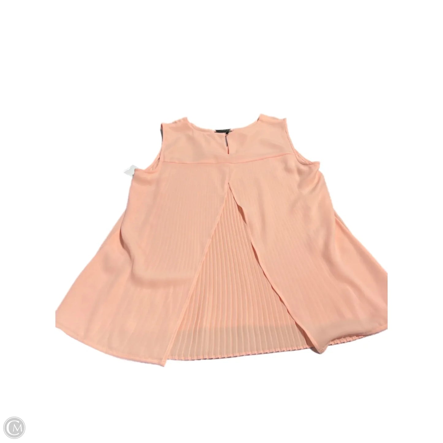 Top Sleeveless By Calvin Klein In Coral, Size: S