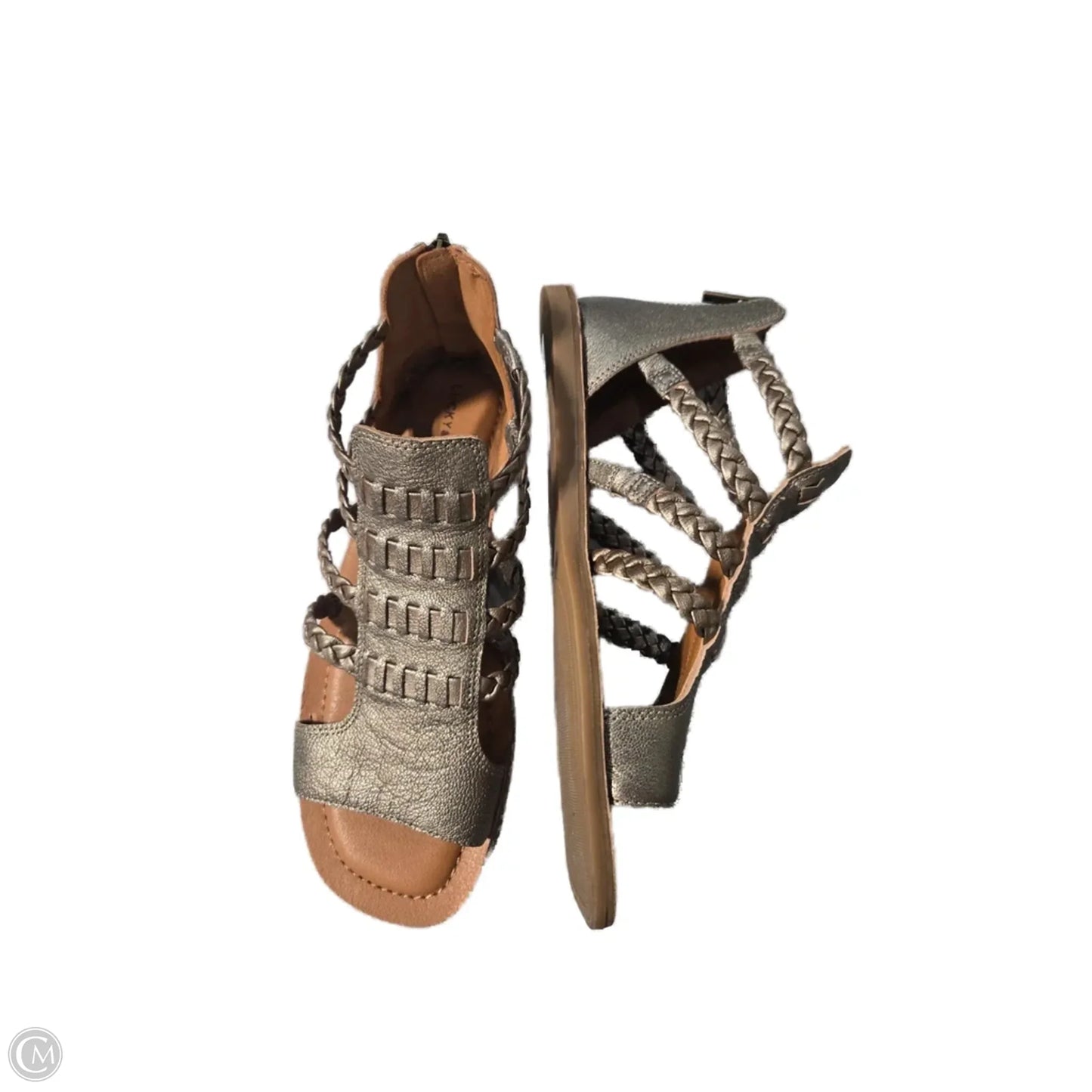 Sandals Flats By Lucky Brand In Gold, Size: 9