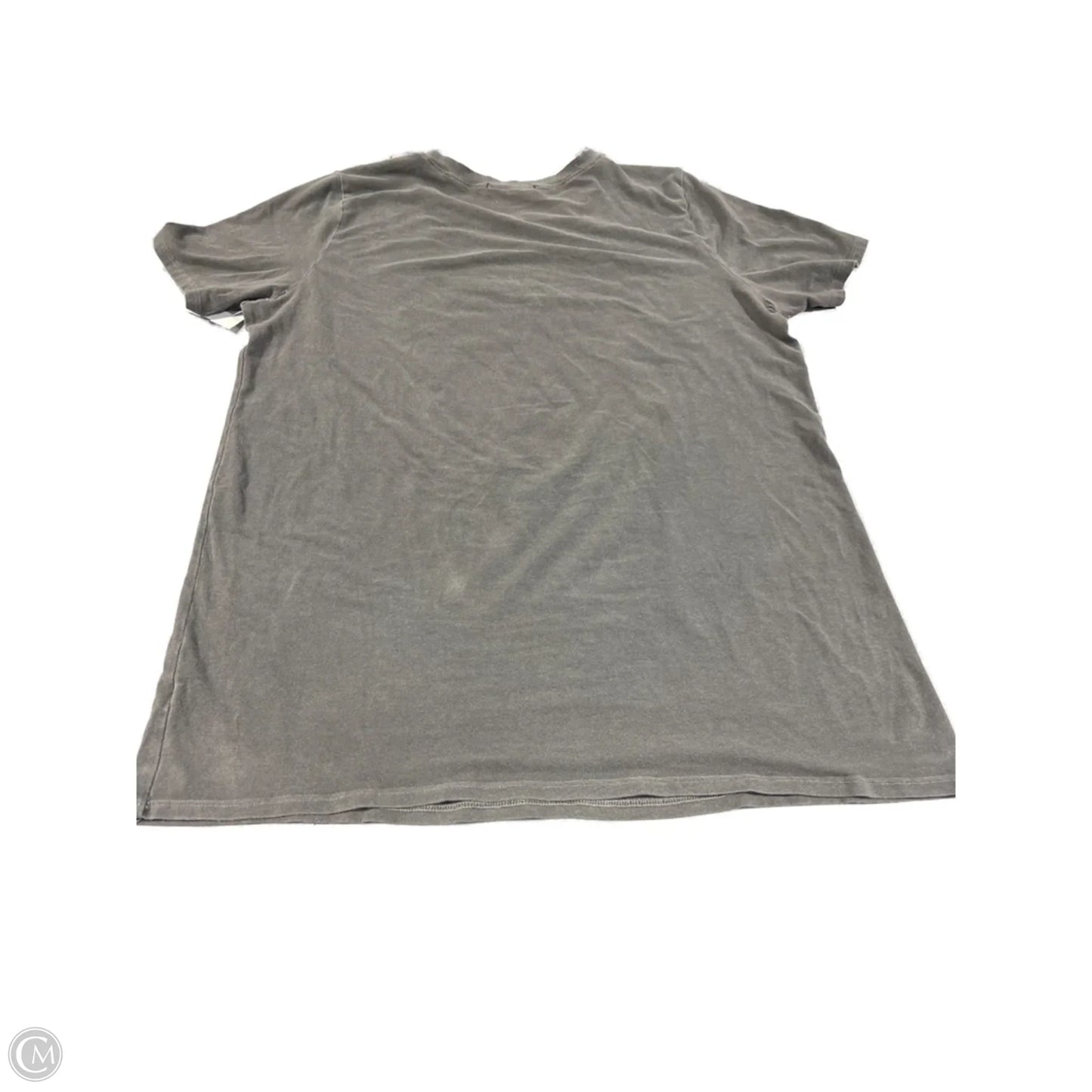 Top Short Sleeve Basic By Tres Bien In Grey, Size: L