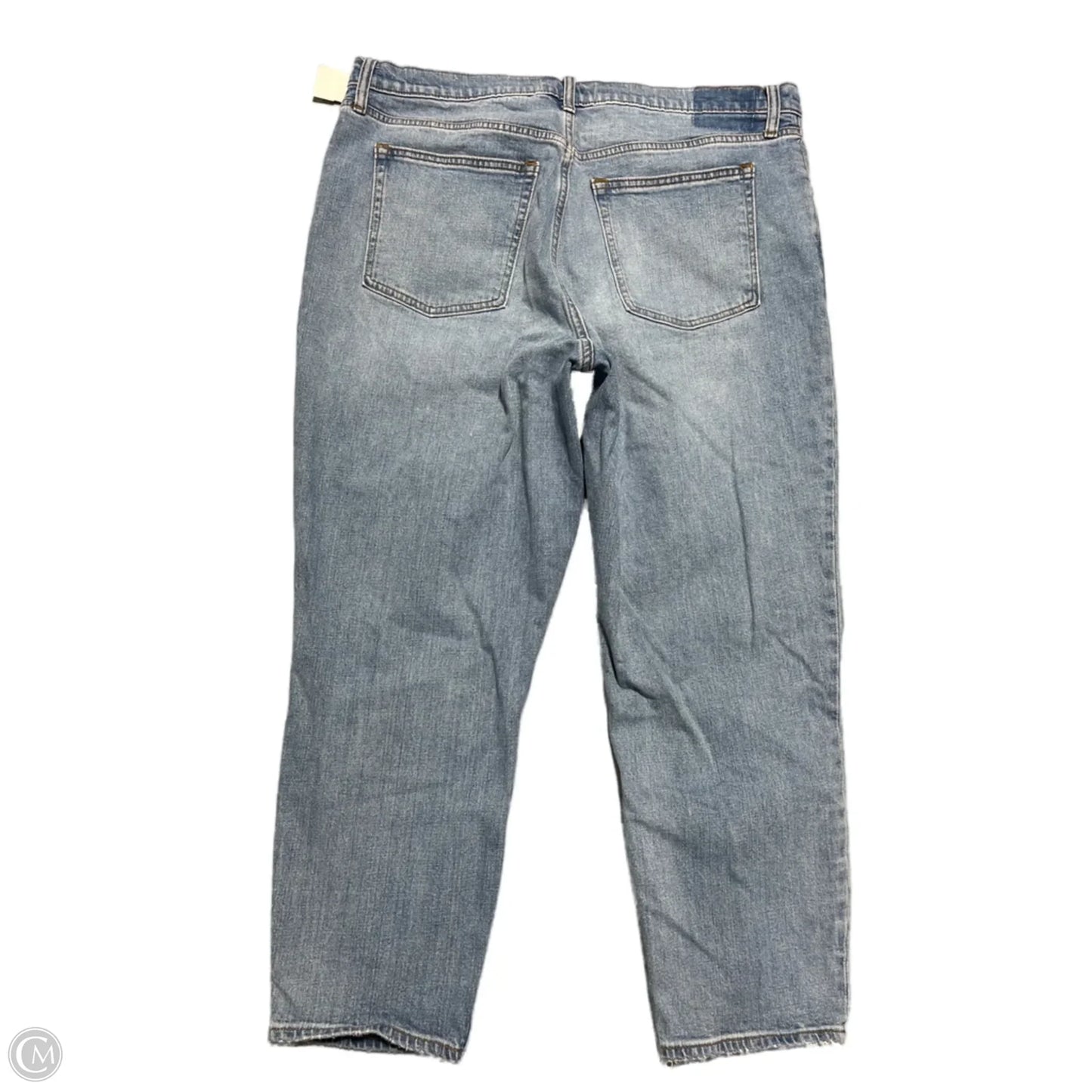 Jeans Straight By Abercrombie And Fitch In Blue Denim, Size: 18