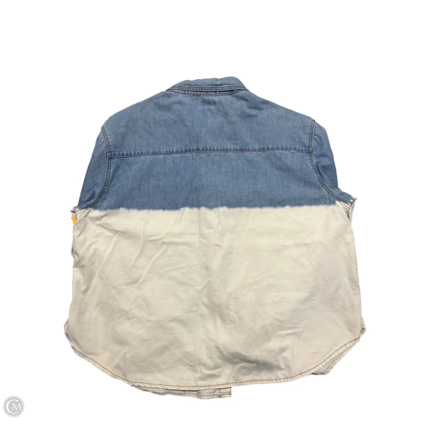 Top Long Sleeve By Easel In Blue, Size: L