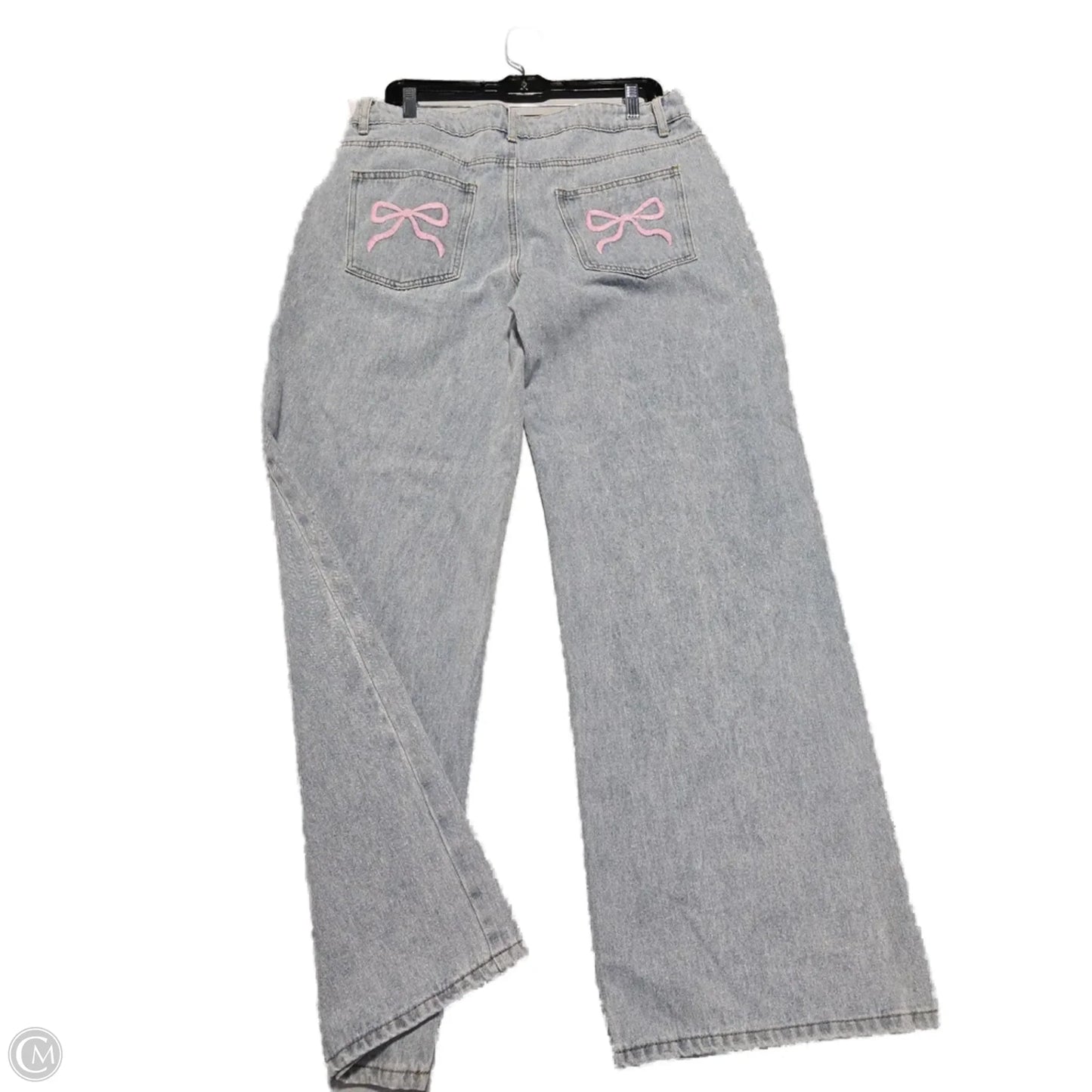 Jeans Wide Leg By Cme In Blue Denim, Size: 10