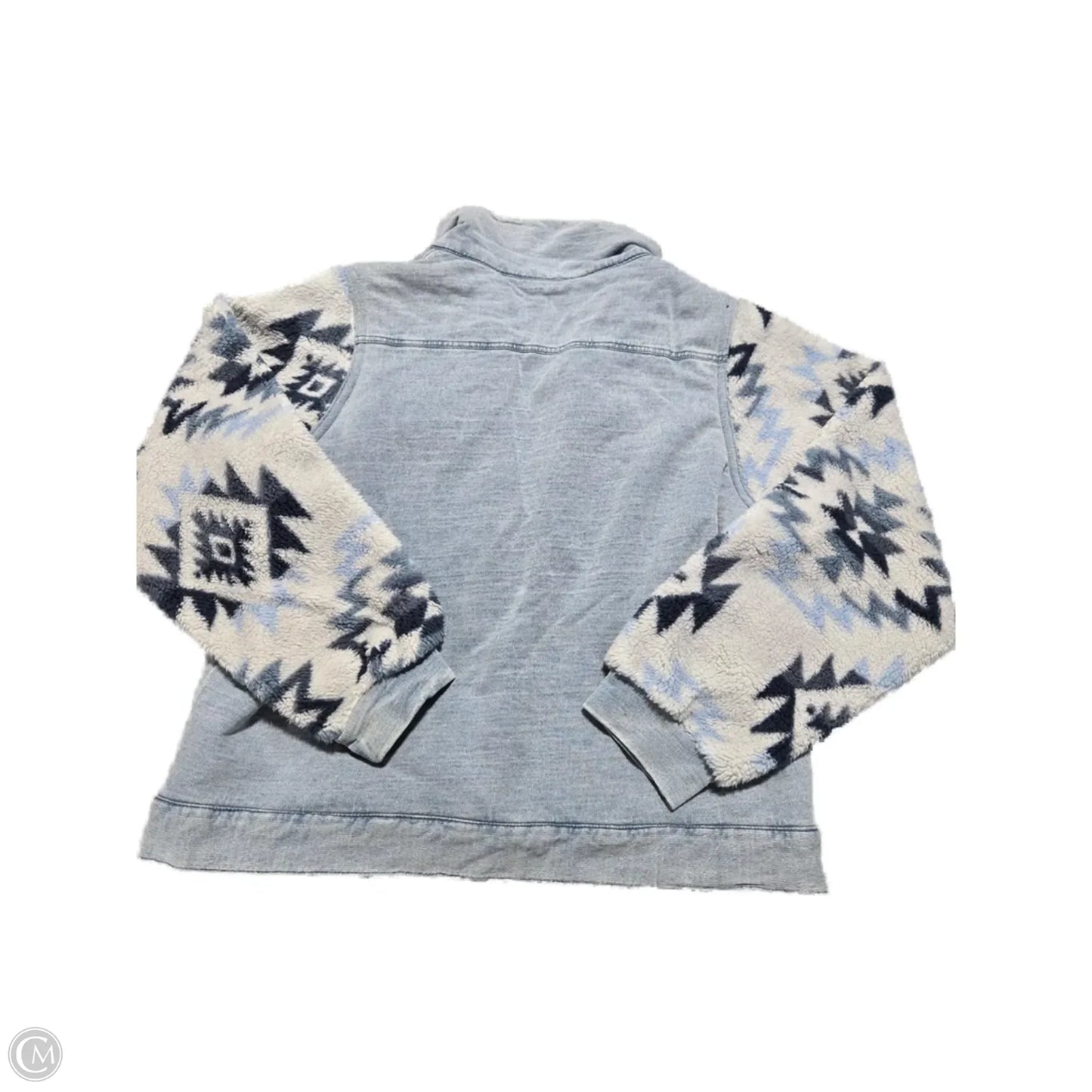 Jacket Denim By Vintage Havana In Blue Denim, Size: L