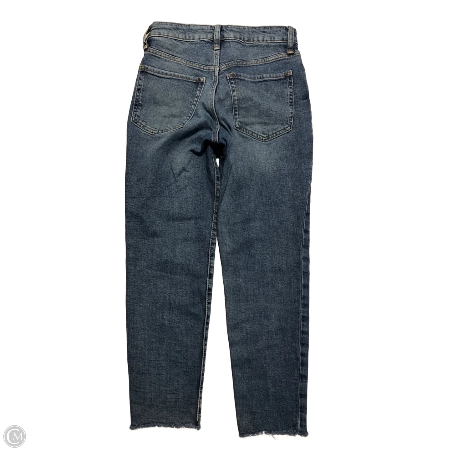 Jeans Straight By Old Navy In Blue Denim, Size: 0p