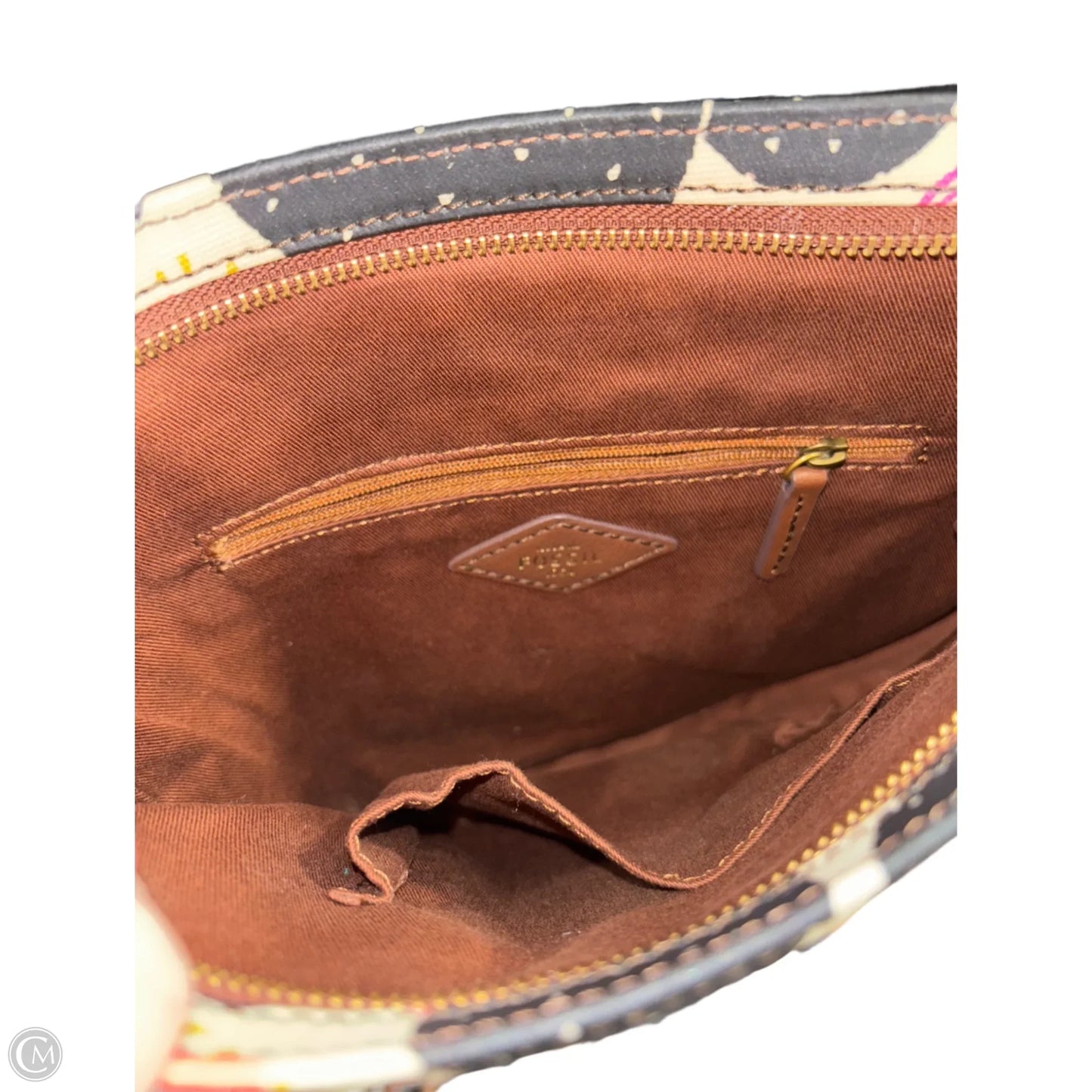 Crossbody Leather By Fossil, Size: Small