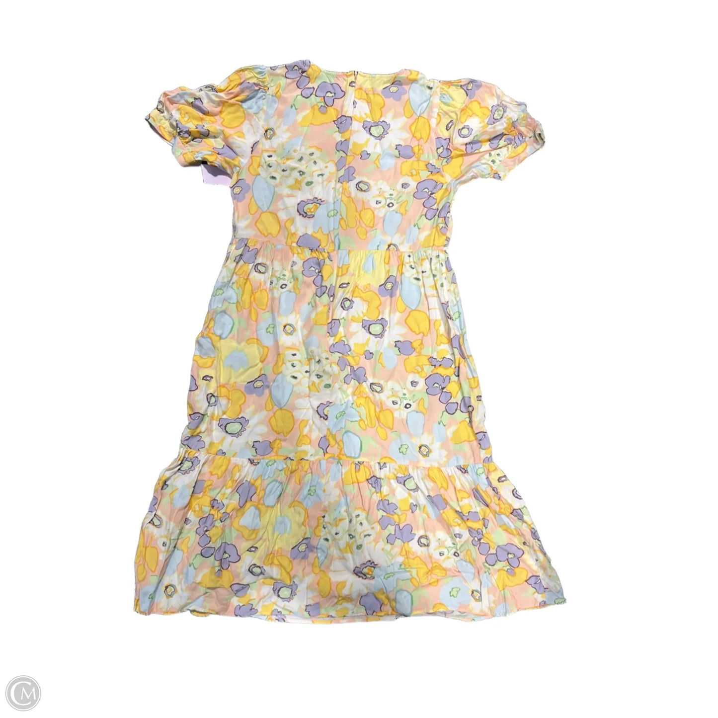 Dress Casual Midi By Loft In Multi-colored, Size: 0