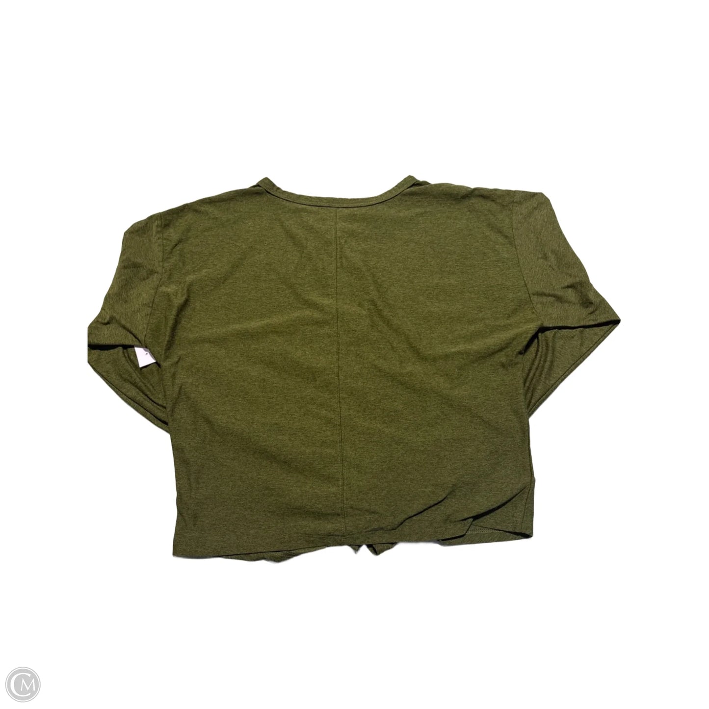 Athletic Top Long Sleeve Crewneck By Old Navy In Green, Size: Xs