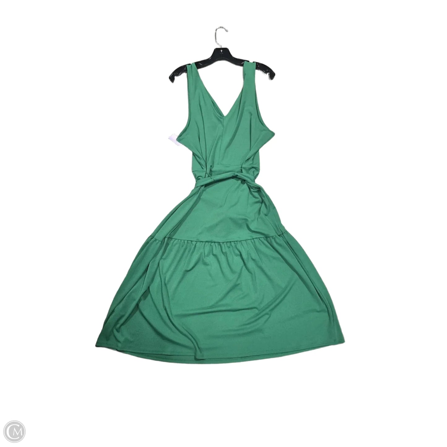 Dress Casual Midi By Banana Republic In Green, Size: L