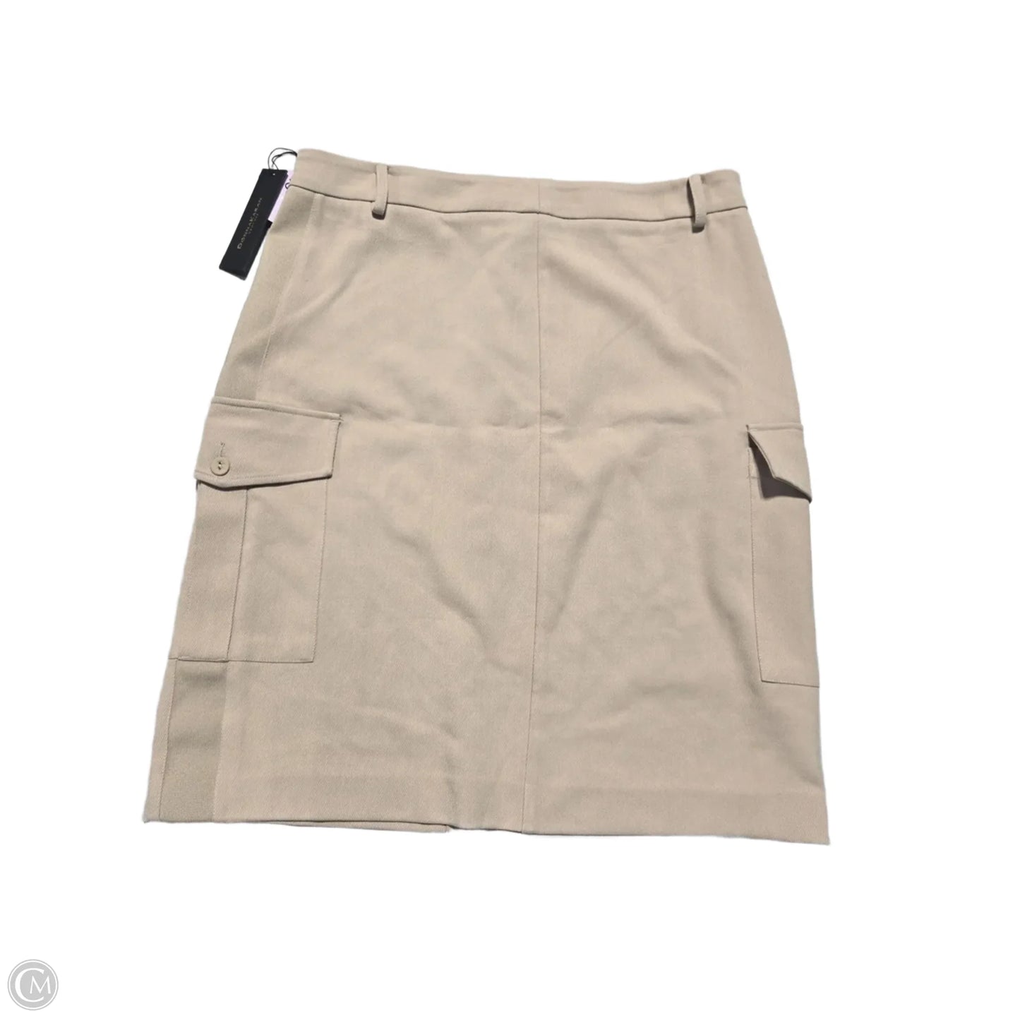 Skirt Midi By Donna Karan In Cream, Size: 12