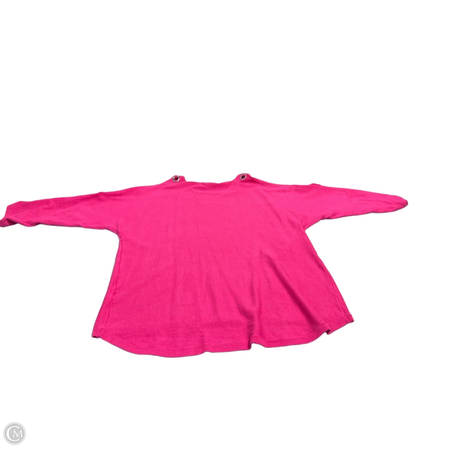 Top 3/4 Sleeve By Cable And Gauge In Pink, Size: M