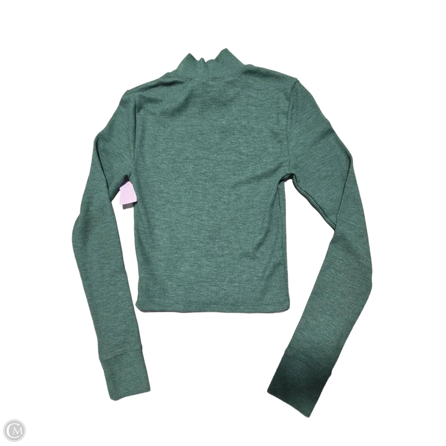 Top Long Sleeve Basic By American Eagle In Green, Size: S