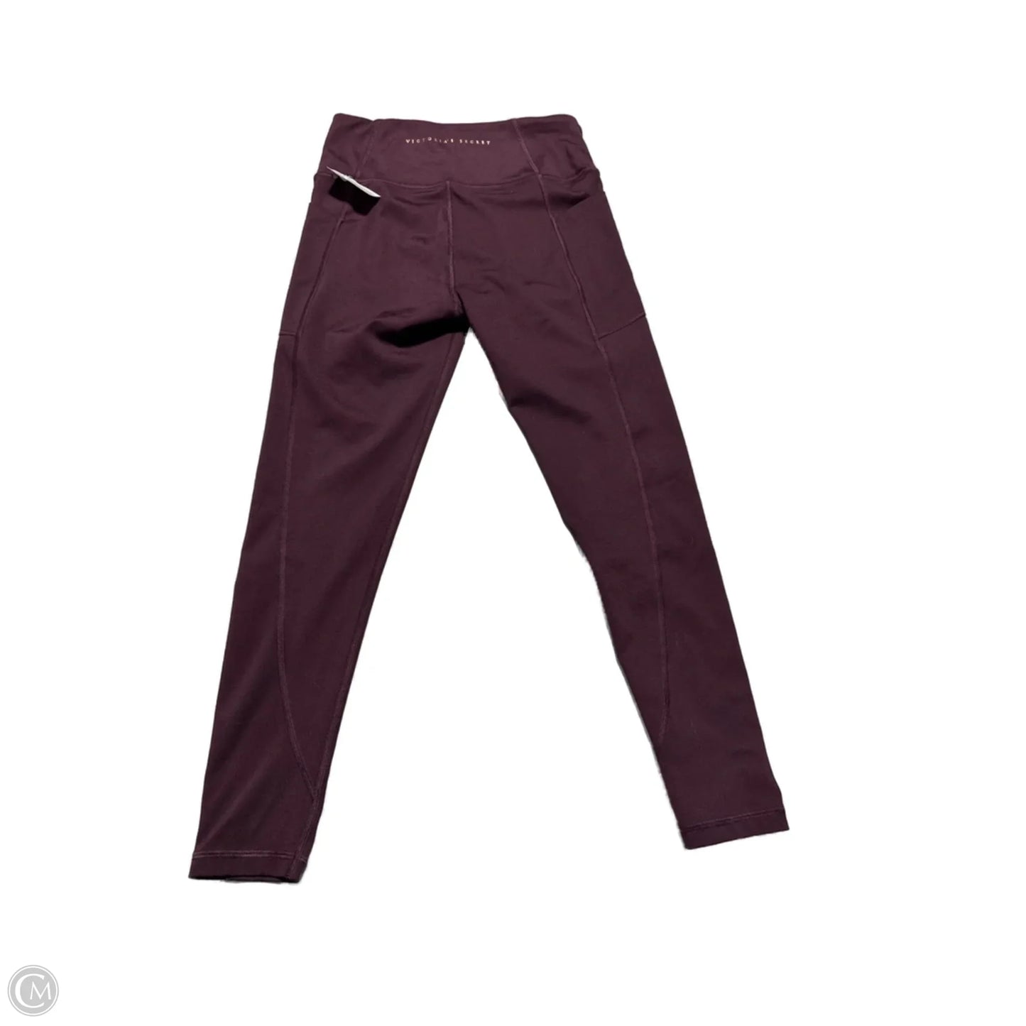 Athletic Leggings By Victorias Secret In Maroon, Size: S