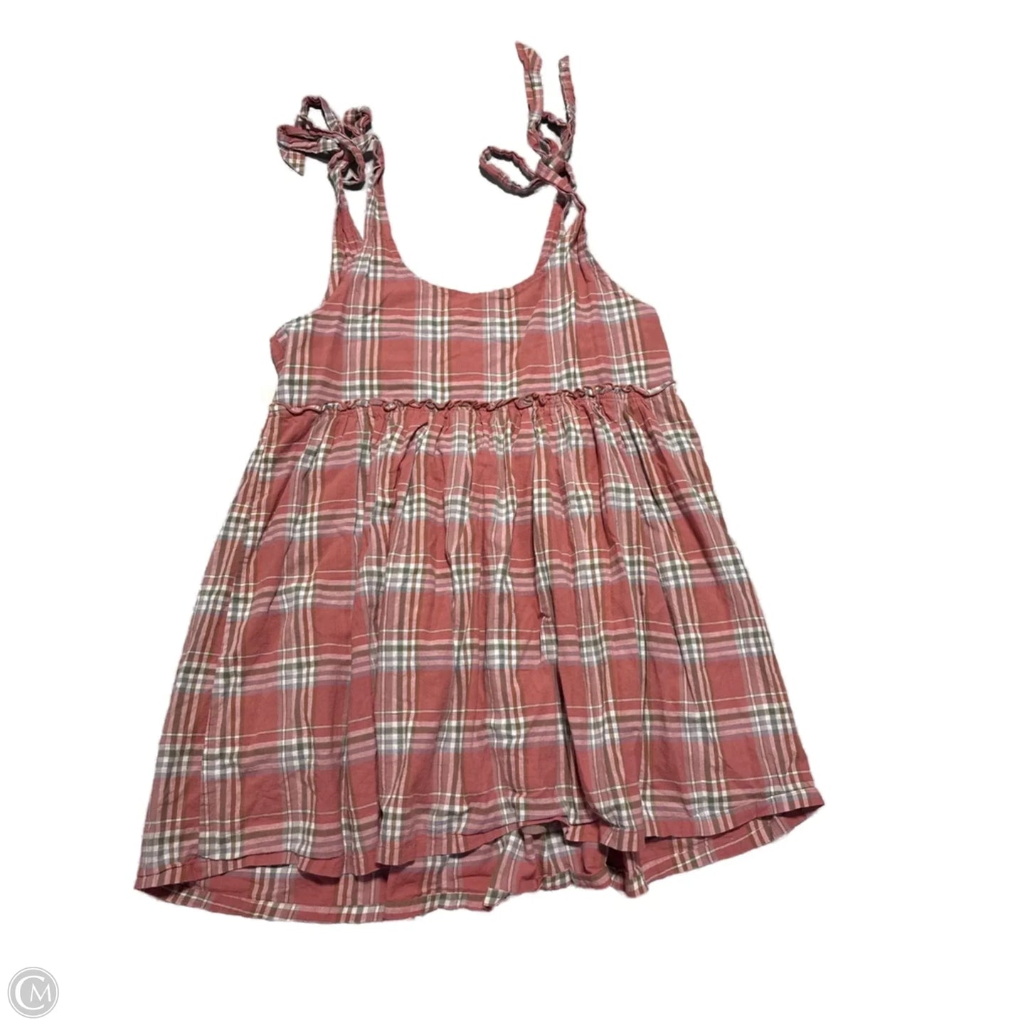 Dress Casual Short By Kori America In Plaid Pattern, Size: L