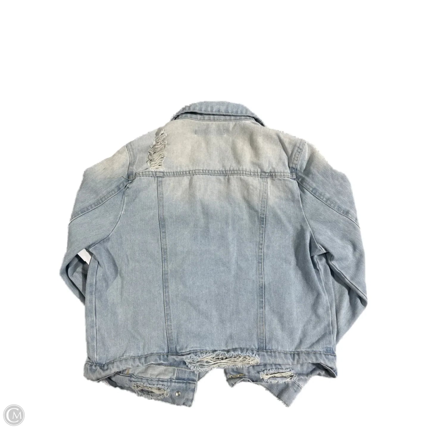 Jacket Denim By Refuge In Blue Denim, Size: M