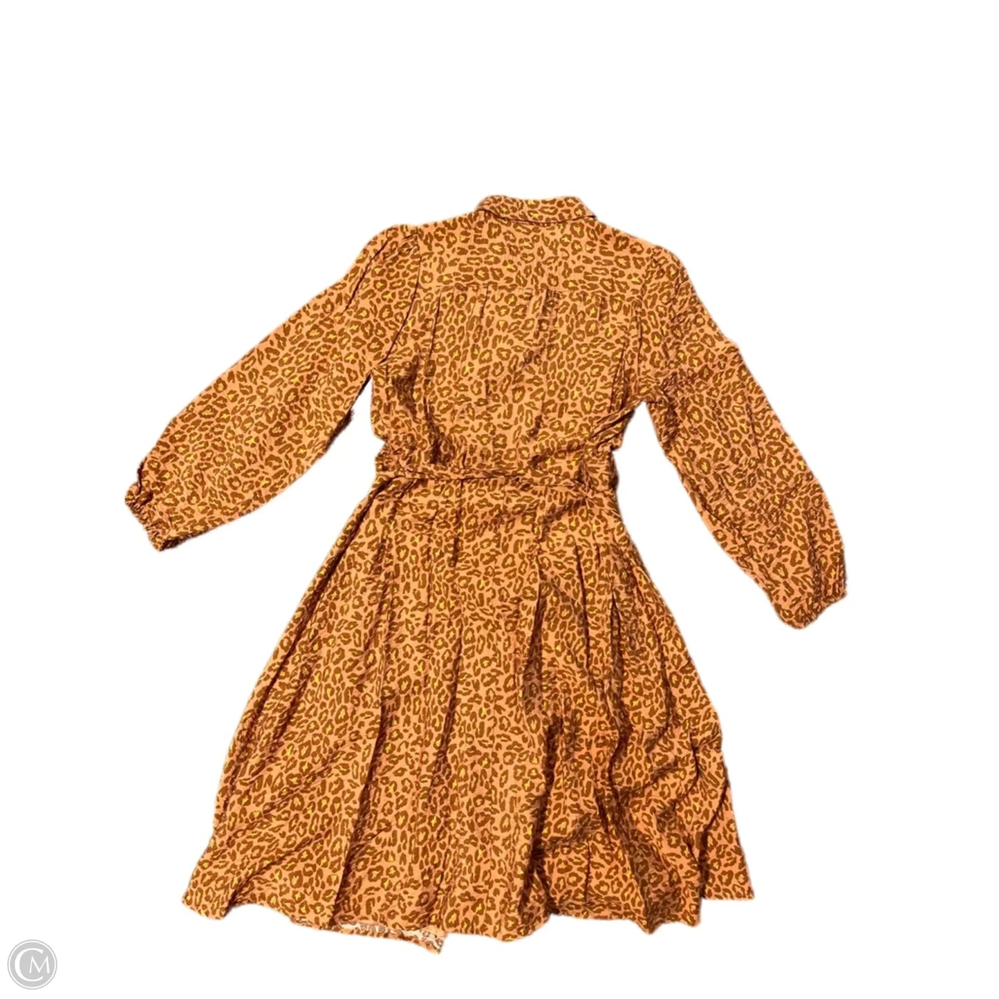 Dress Casual Midi By Nine West In Animal Print, Size: L