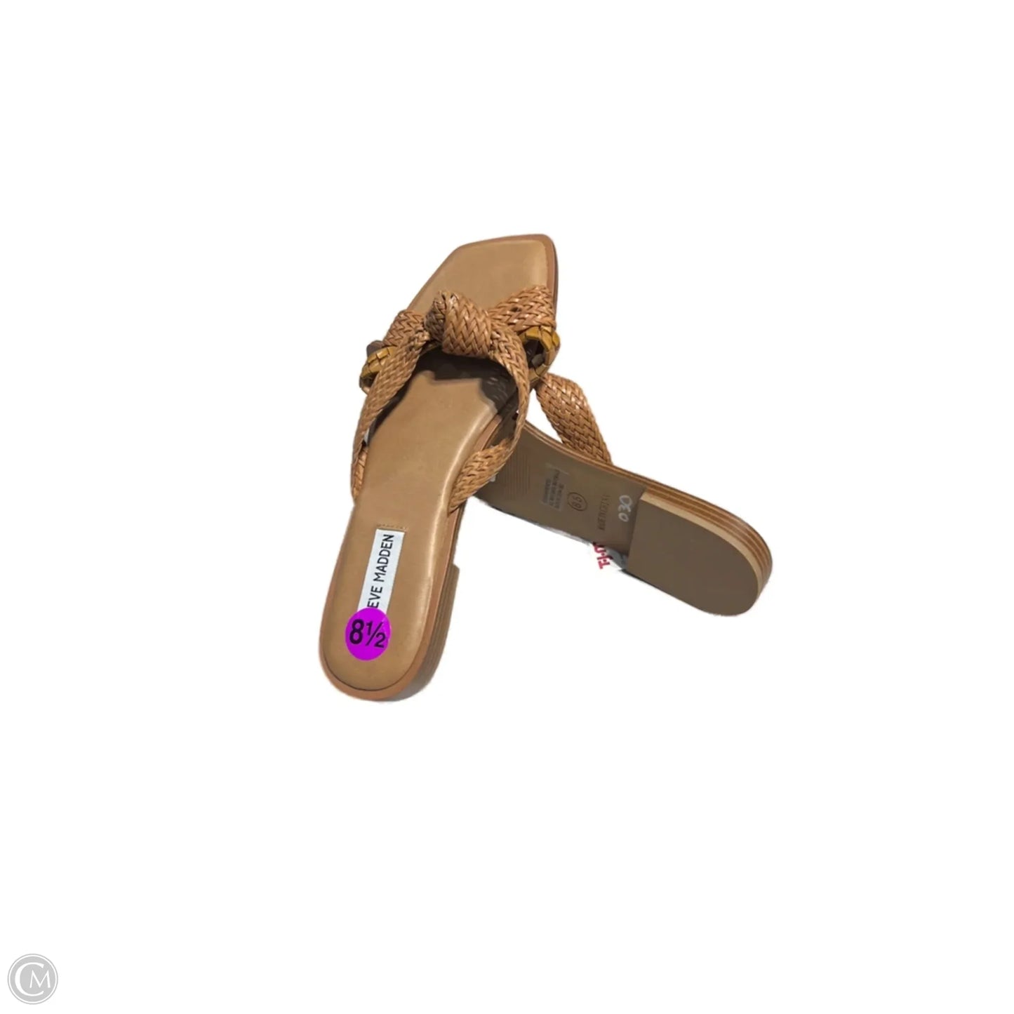 Sandals Flats By Steve Madden In Brown, Size: 8.5