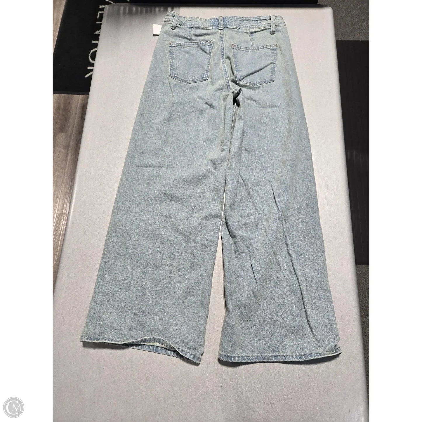 Jeans Wide Leg By Universal Thread In Blue Denim, Size: 8