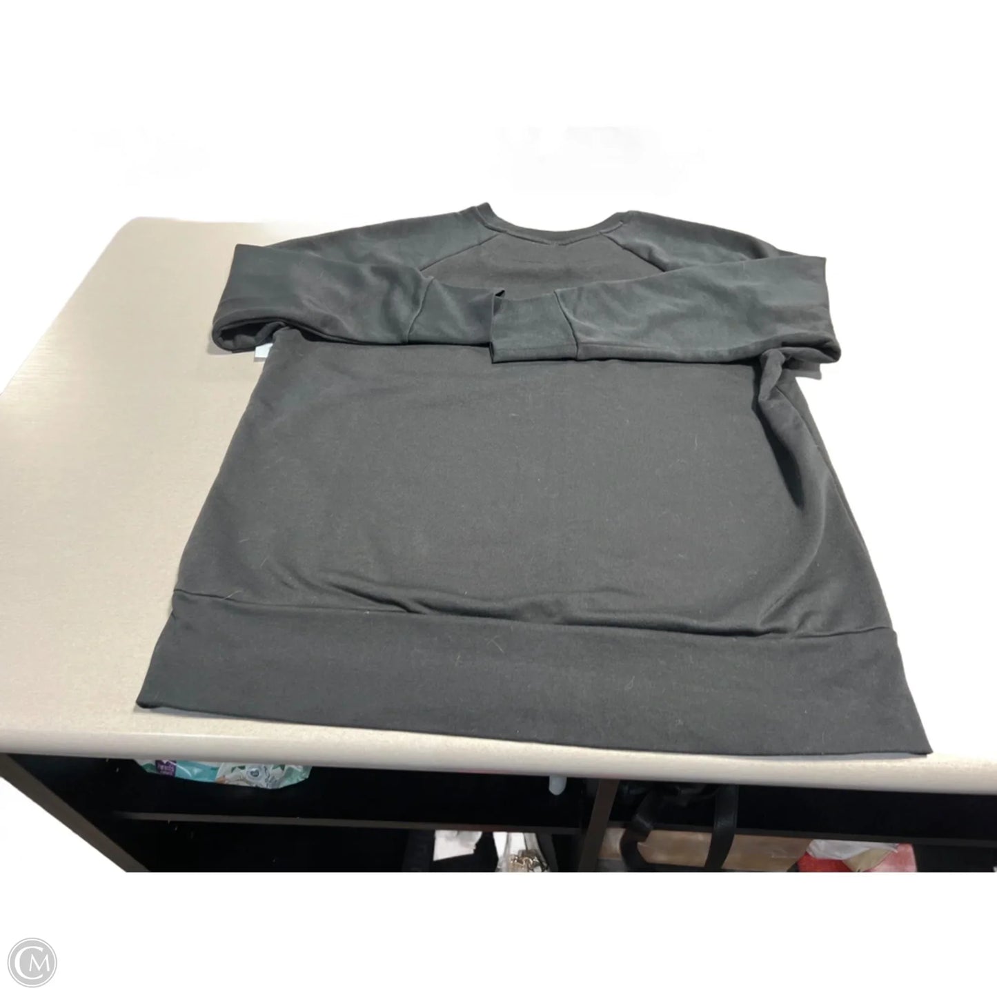 Sweatshirt Crewneck By Nike In Black, Size: L