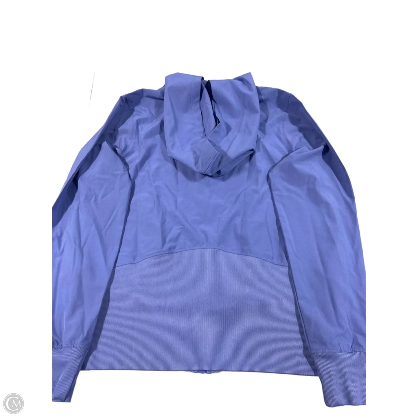 Athletic Top Long Sleeve Hoodie By Cme In Blue, Size: M