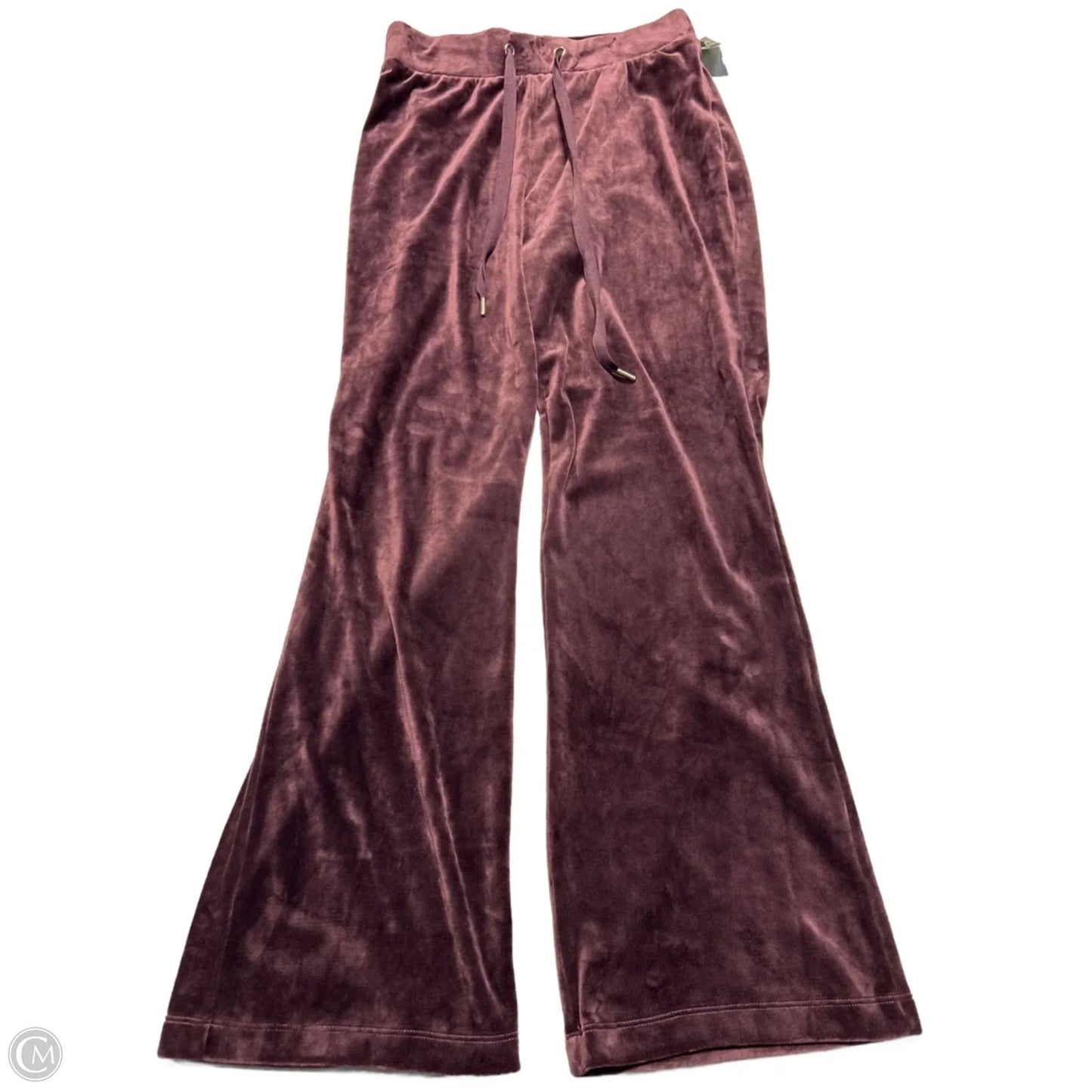 Lounge Set Pants By Magaschoni In Maroon, Size: M