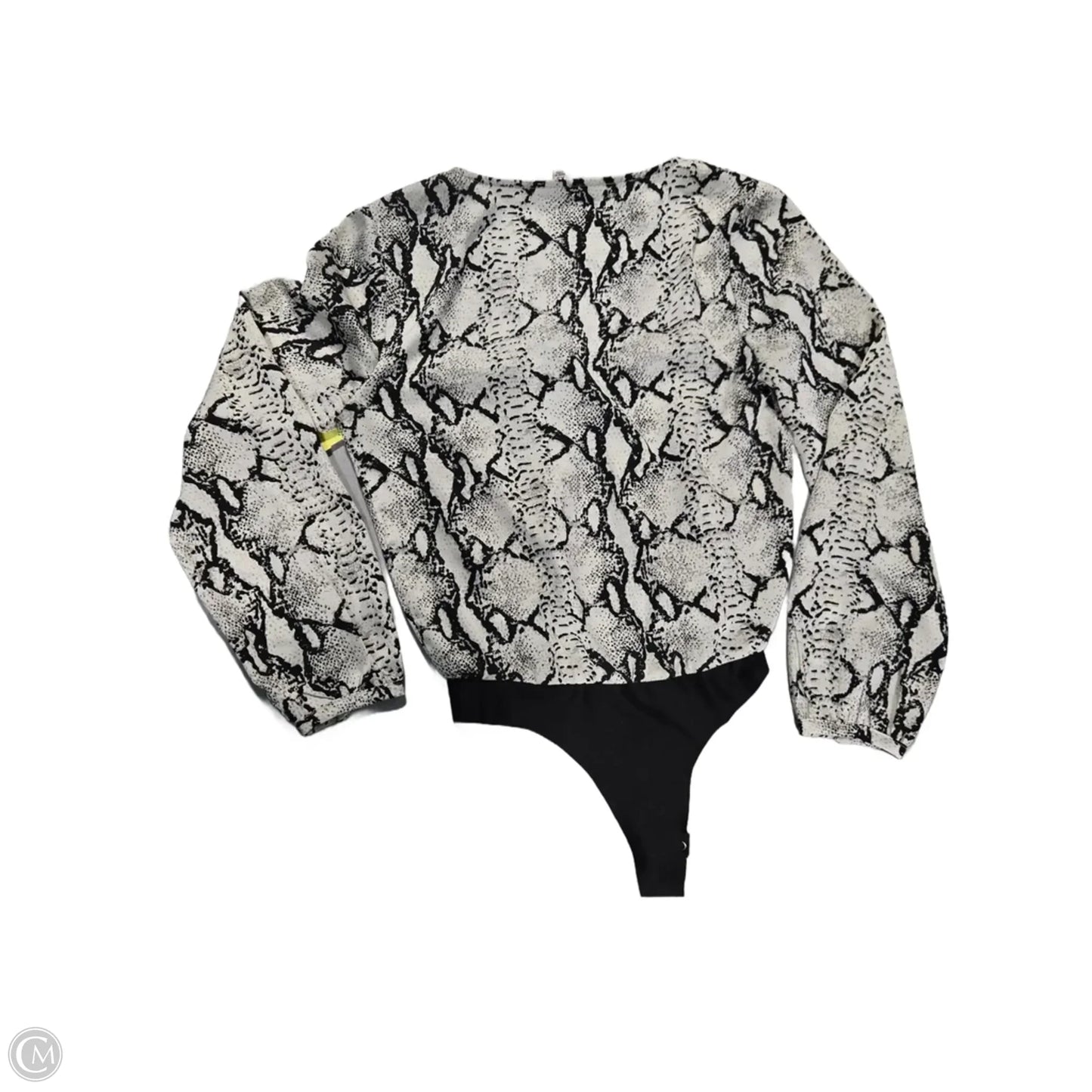 Bodysuit By Bb Dakota In Snakeskin Print, Size: Xs