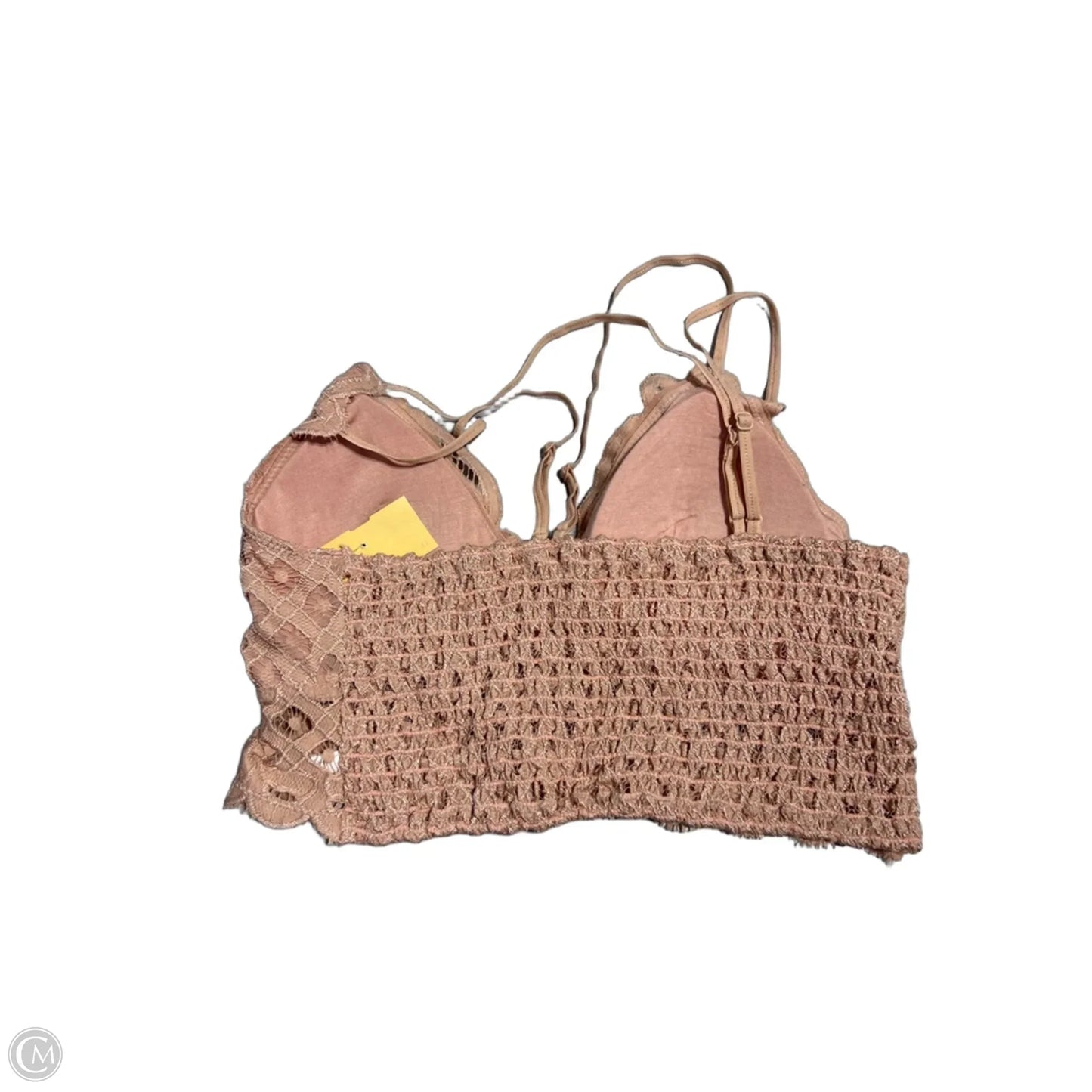 Bralette By Cmc In Peach, Size: Xl