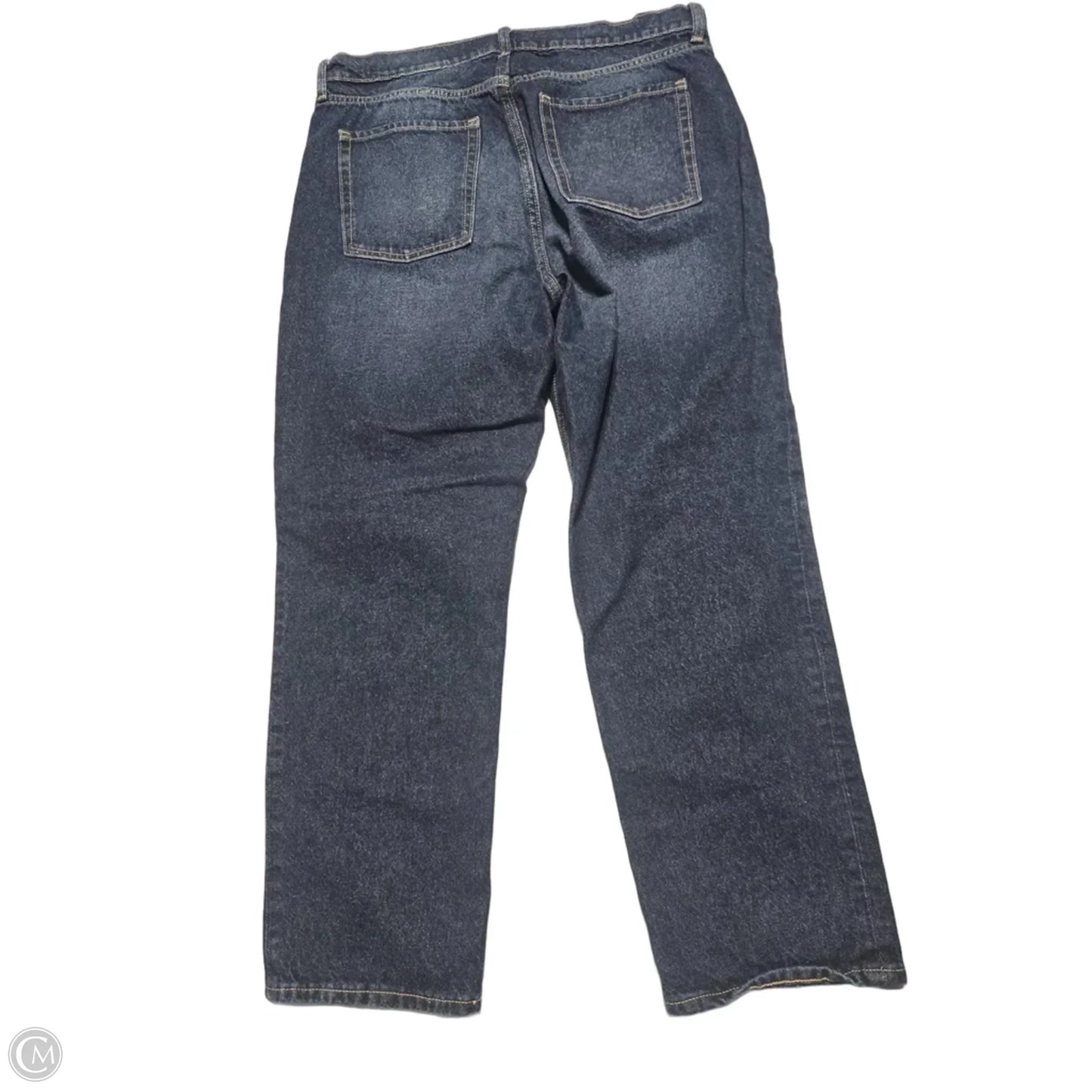 Jeans Straight By Old Navy In Blue Denim, Size: 14