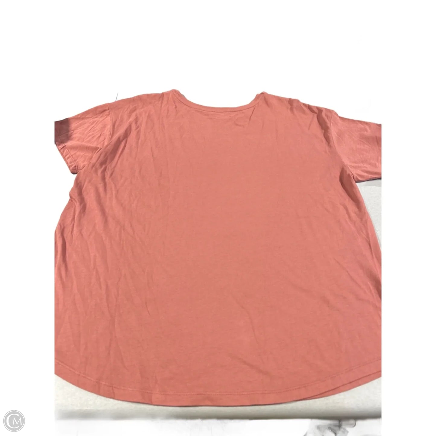 Top Short Sleeve By Old Navy In Peach, Size: Xl