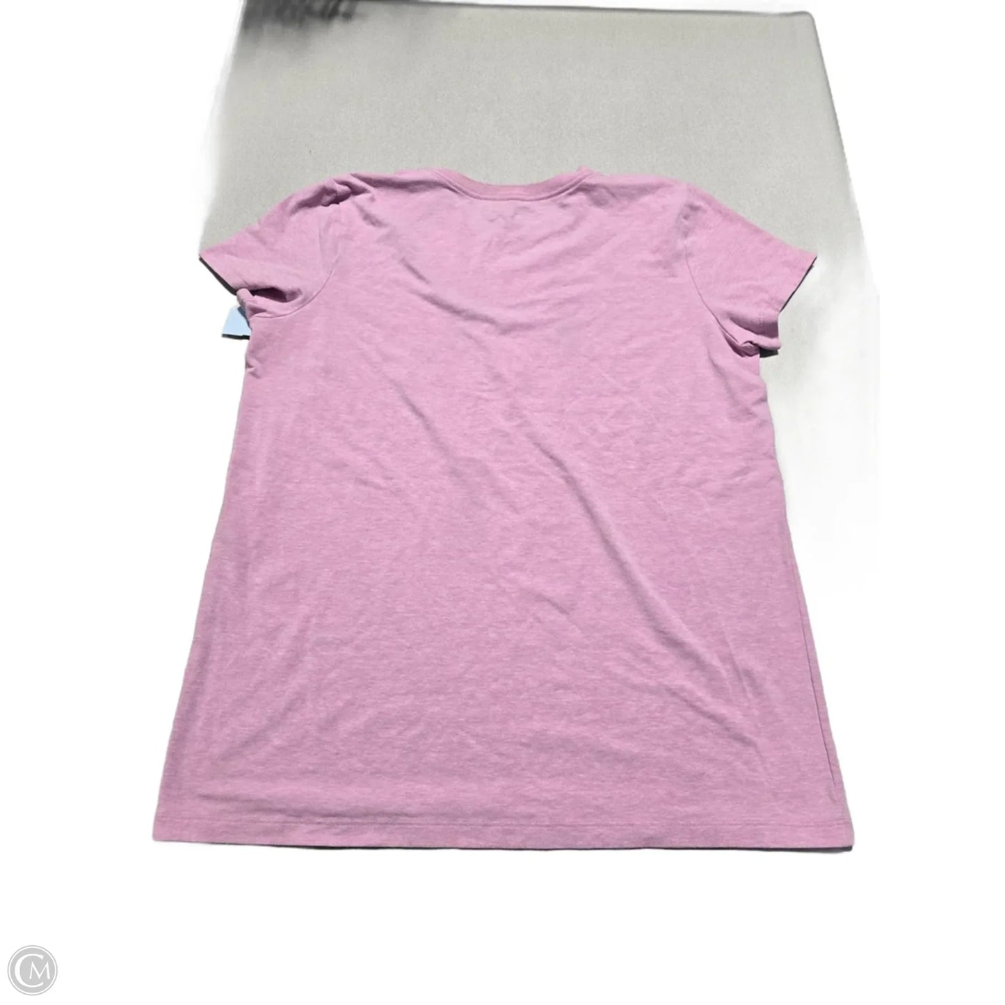Athletic Top Short Sleeve By Under Armour In Pink, Size: L
