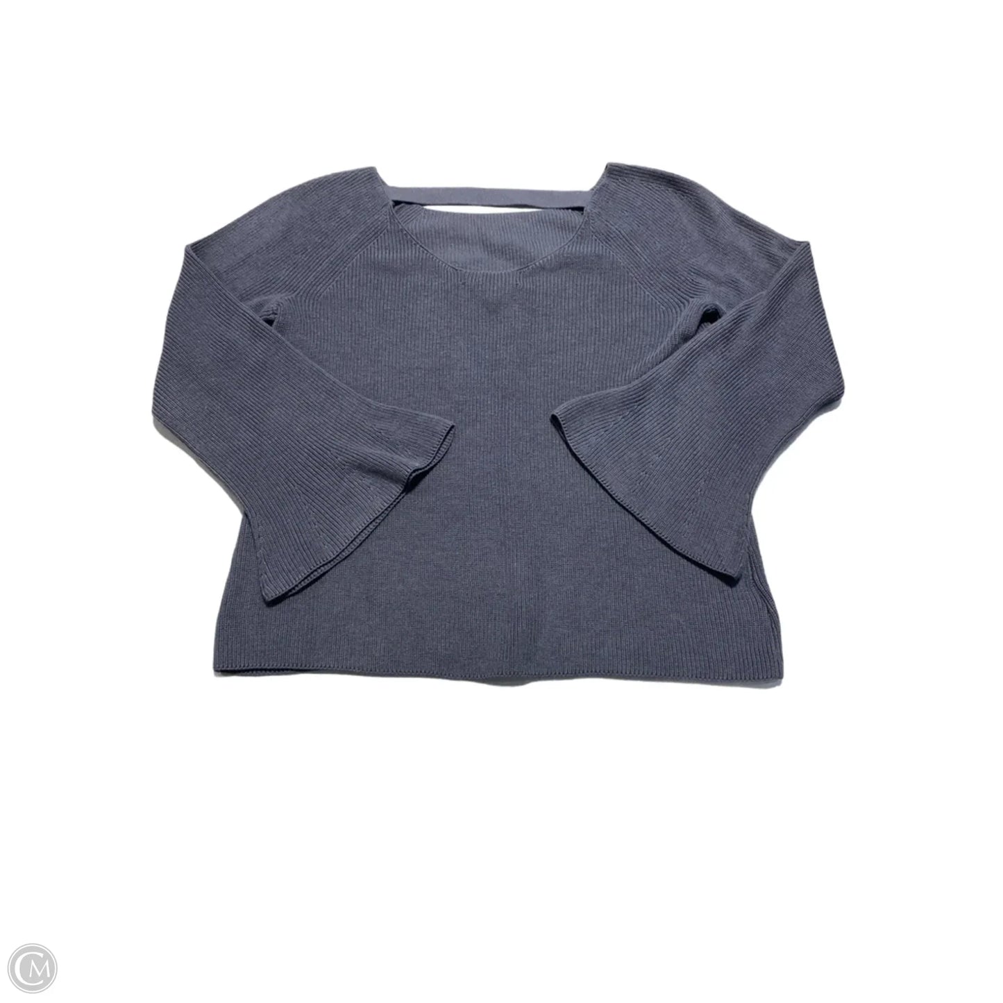 Top Long Sleeve By Loft In Grey, Size: M