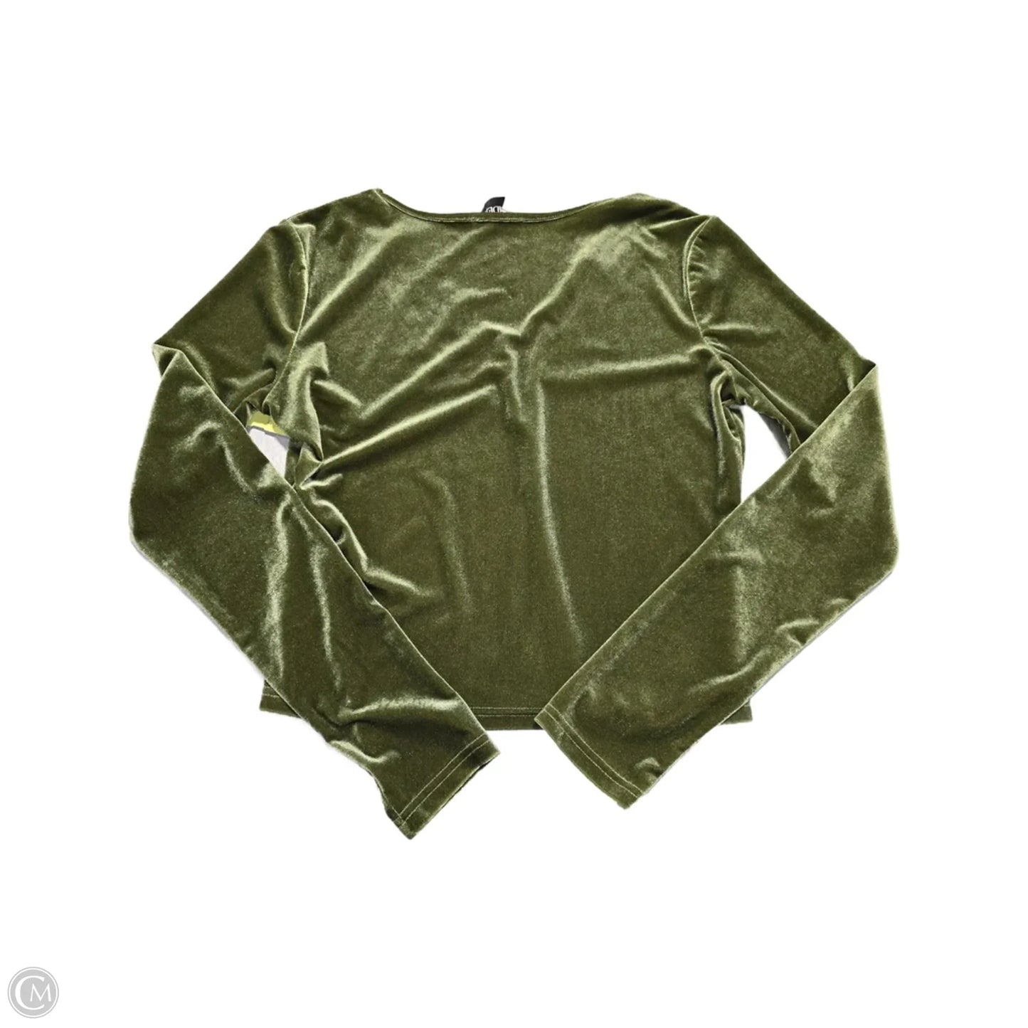 Top Long Sleeve By Cider In Green, Size: M
