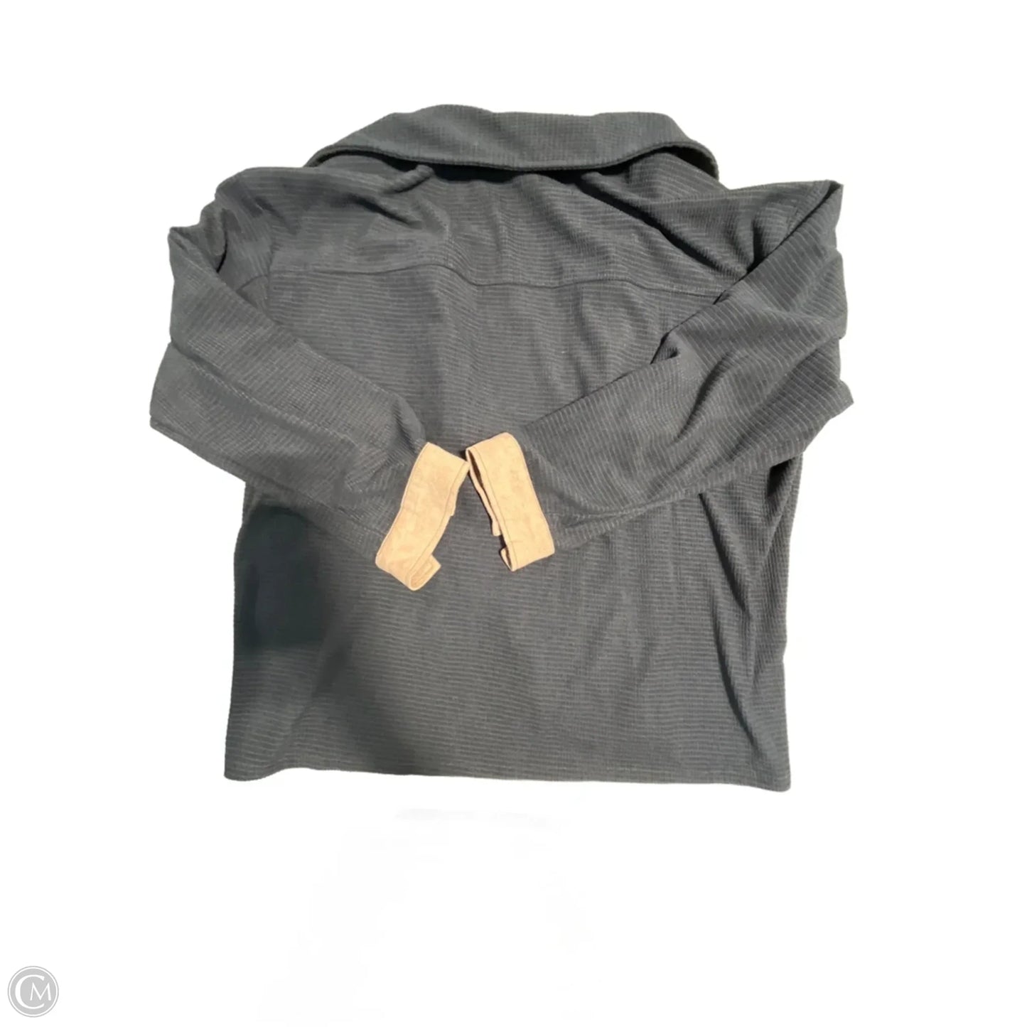 Top Long Sleeve By Cmc In Grey, Size: Xl