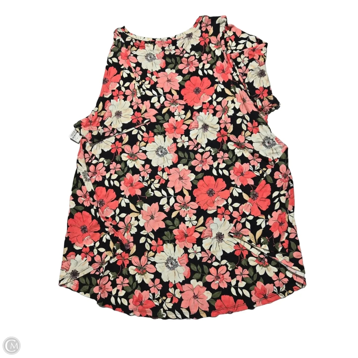 Top Short Sleeve By Lane Bryant In Floral Print, Size: 3x
