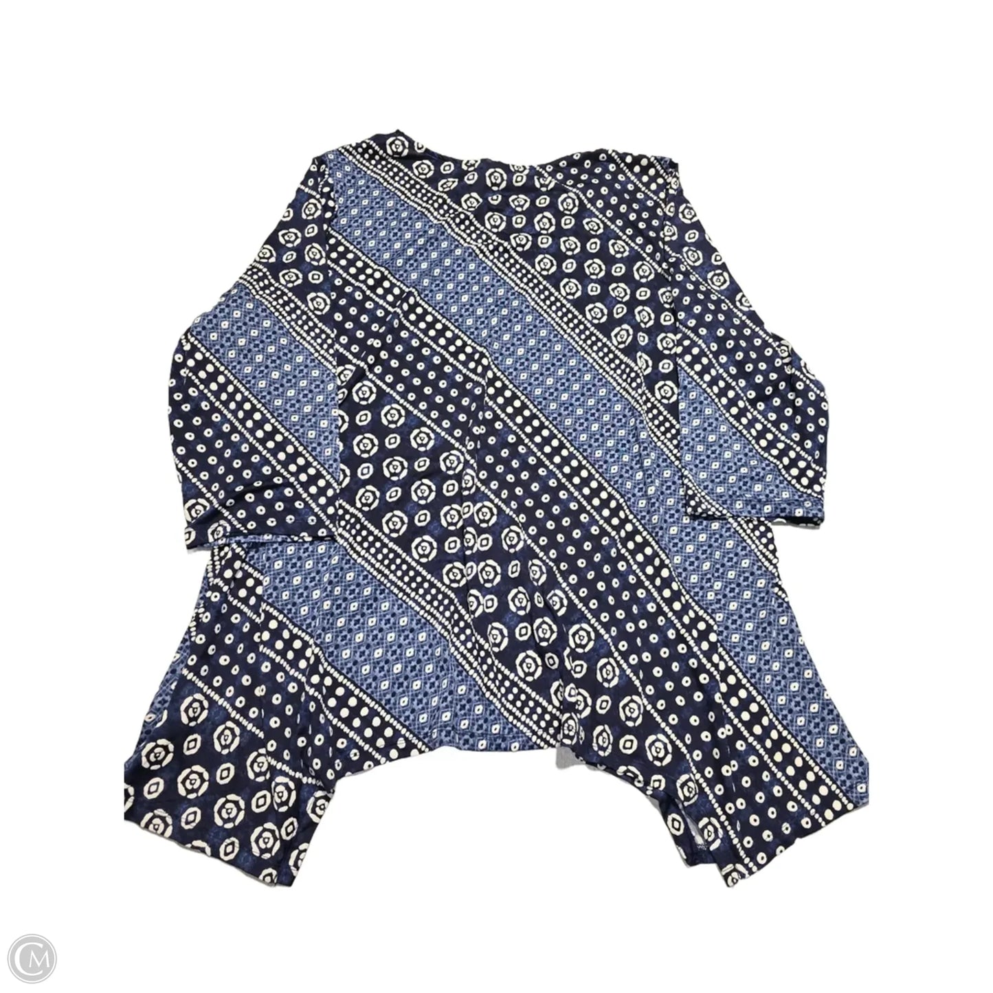 Top 3/4 Sleeve By Ruby Rd In Blue, Size: 3x