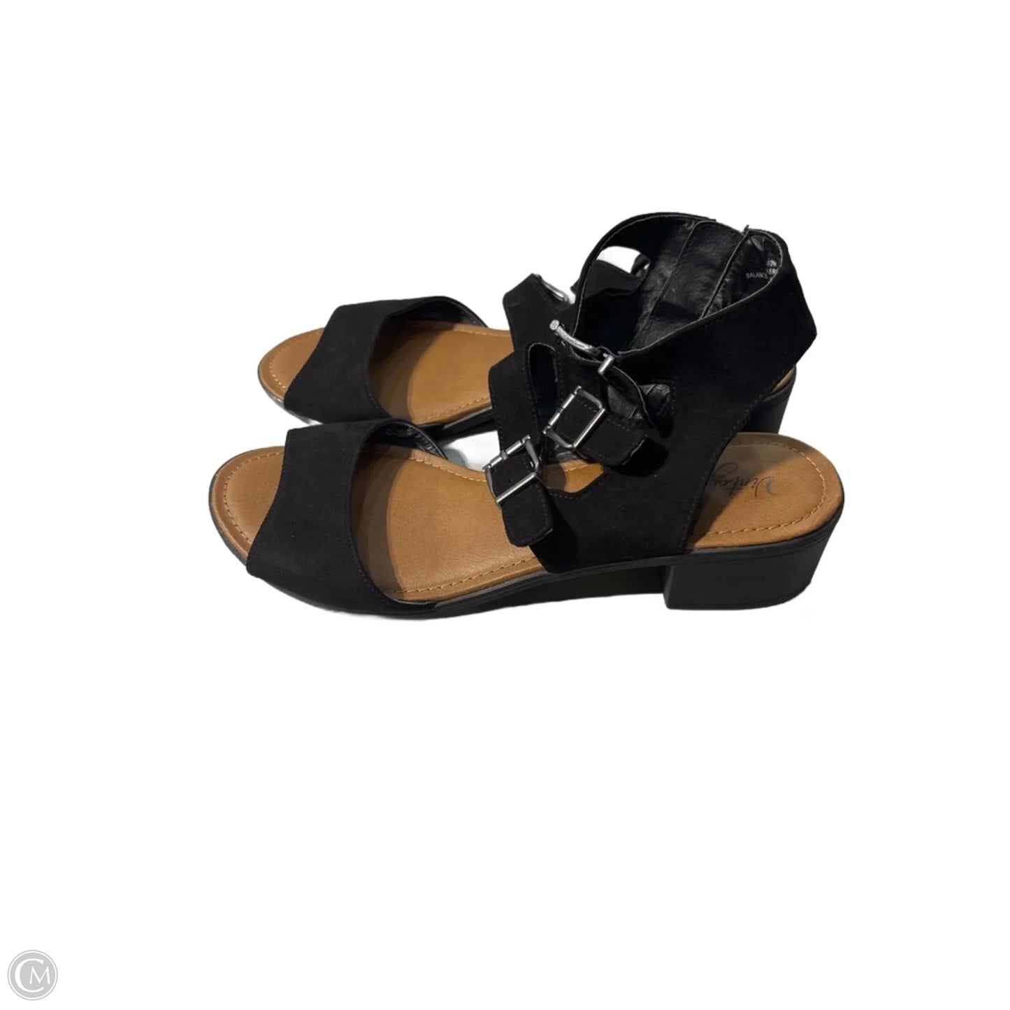 Sandals Flats By Cmc In Black, Size: 10