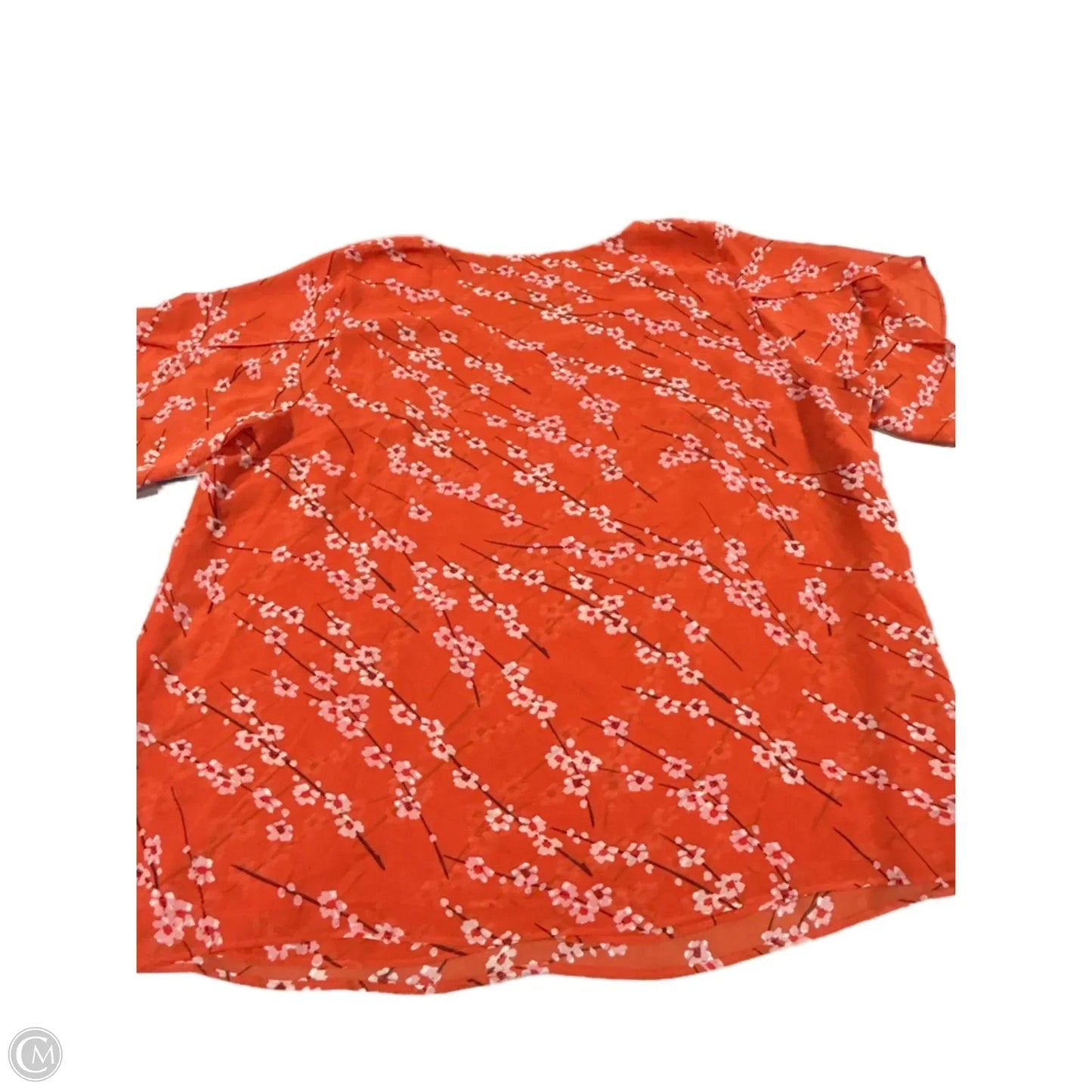 Top Short Sleeve By Cabi In Red, Size: Xxl