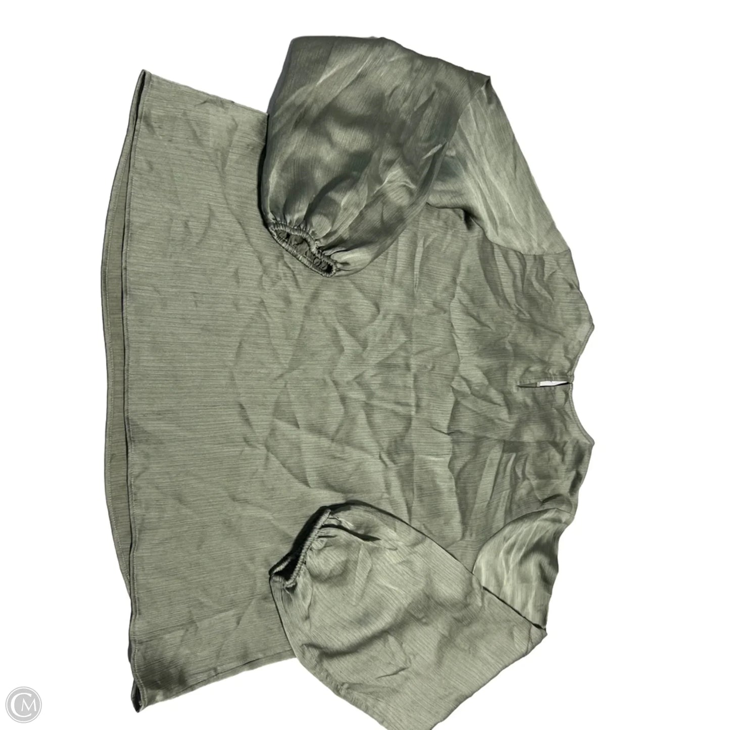 Blouse Long Sleeve By Express In Green, Size: L