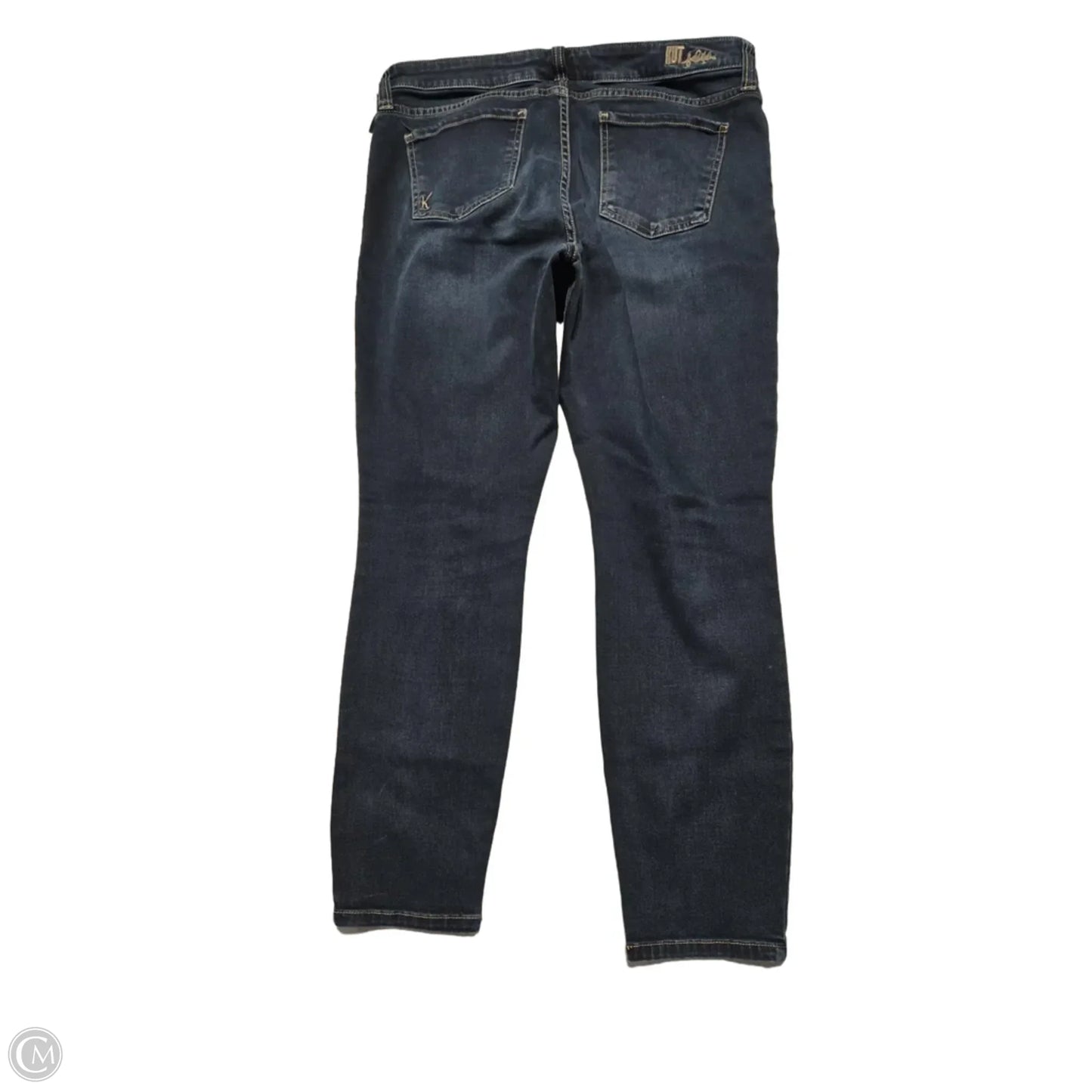 Jeans Straight By Kut In Blue Denim, Size: 14