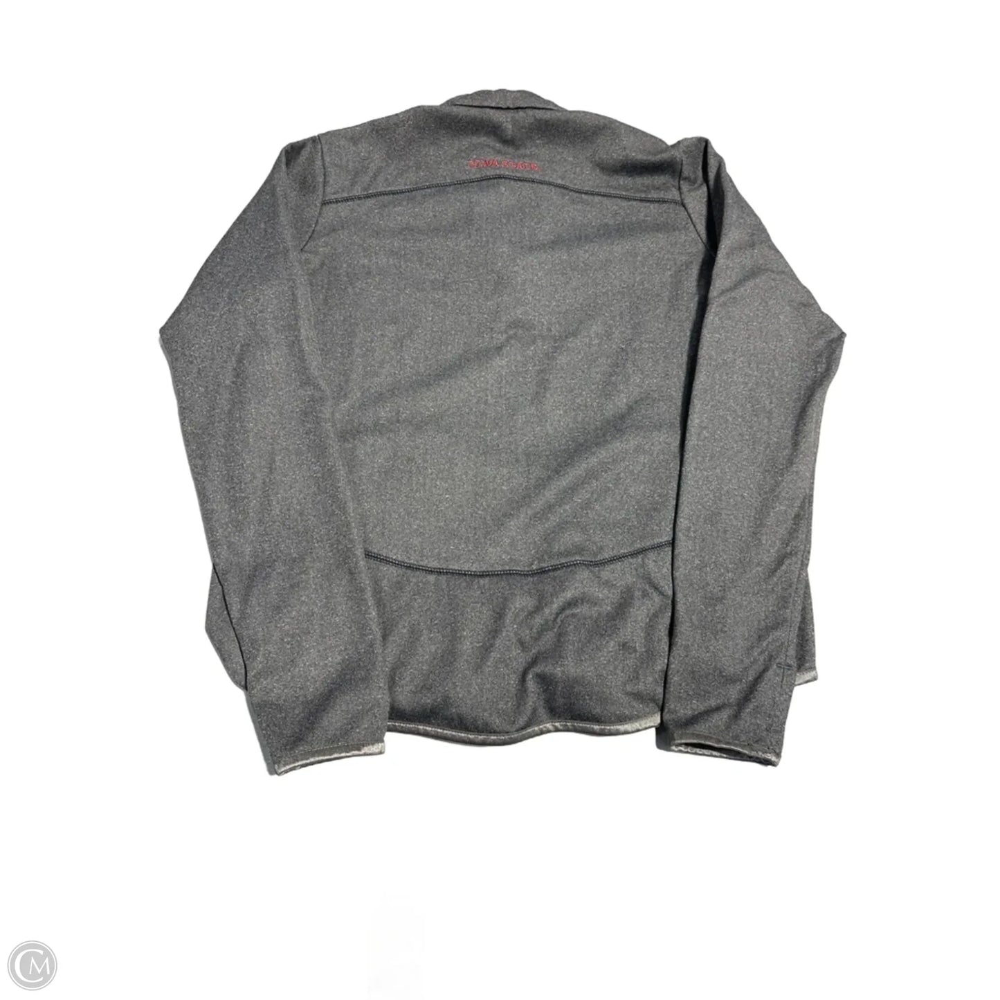 Sweatshirt Collar By Authentic In Grey, Size: M