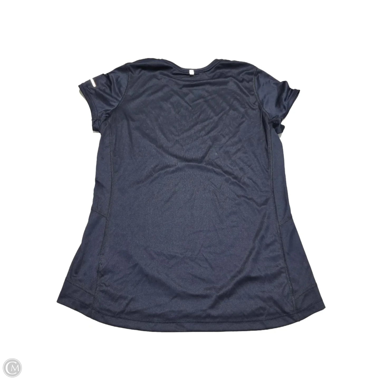 Top Short Sleeve By Nike In Navy, Size: L