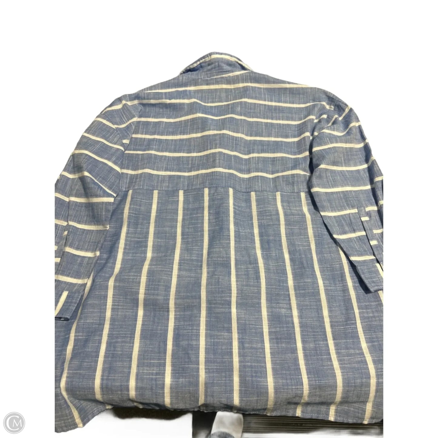 Top Long Sleeve By Beachlunchlounge In Blue, Size: L
