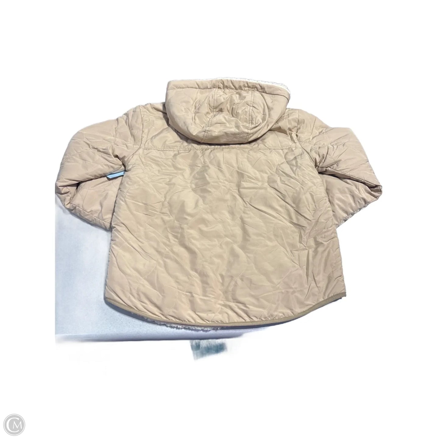 Coat Puffer & Quilted By Cmc In Tan, Size: S