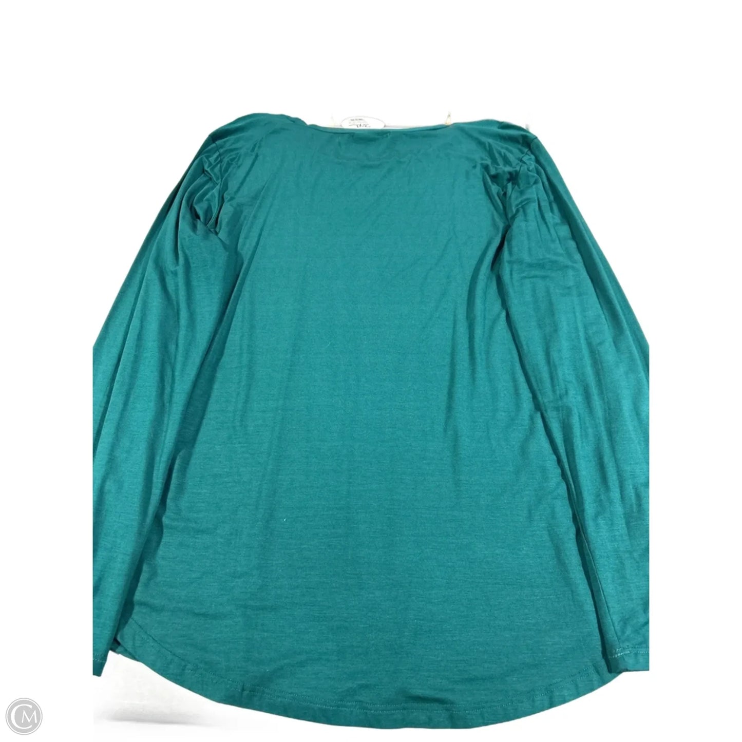 Top Long Sleeve By Emmas Closet In Green, Size: 3x