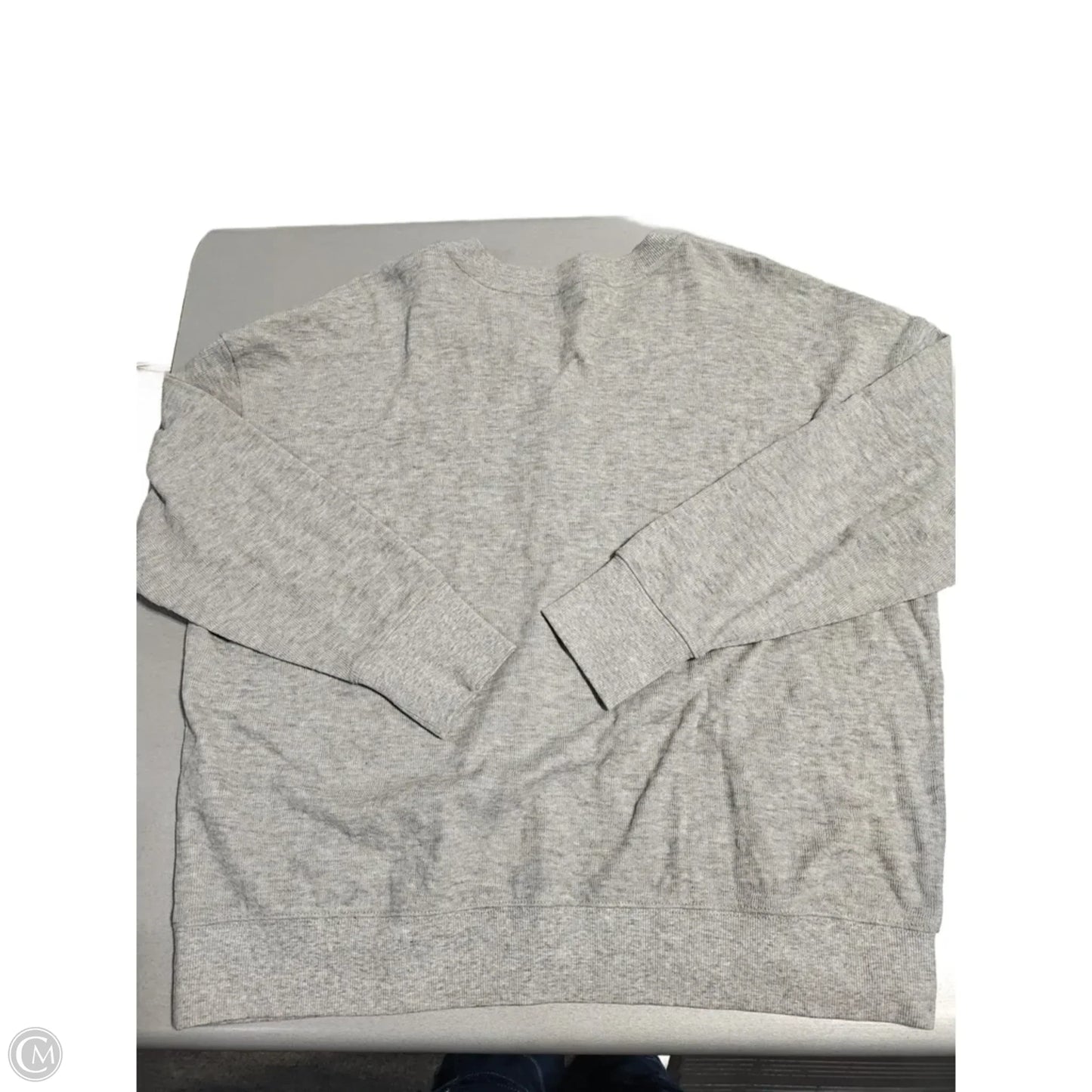 Top Long Sleeve By Maurices In Grey, Size: Xxl